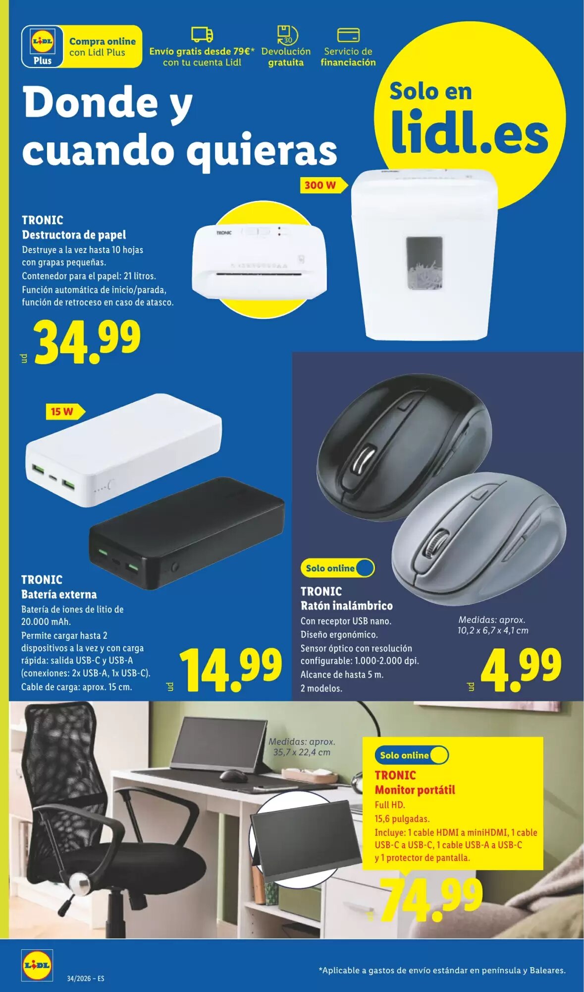 Folleto promocional de Lidl válido desde el 17/08/2026 - Página 4.