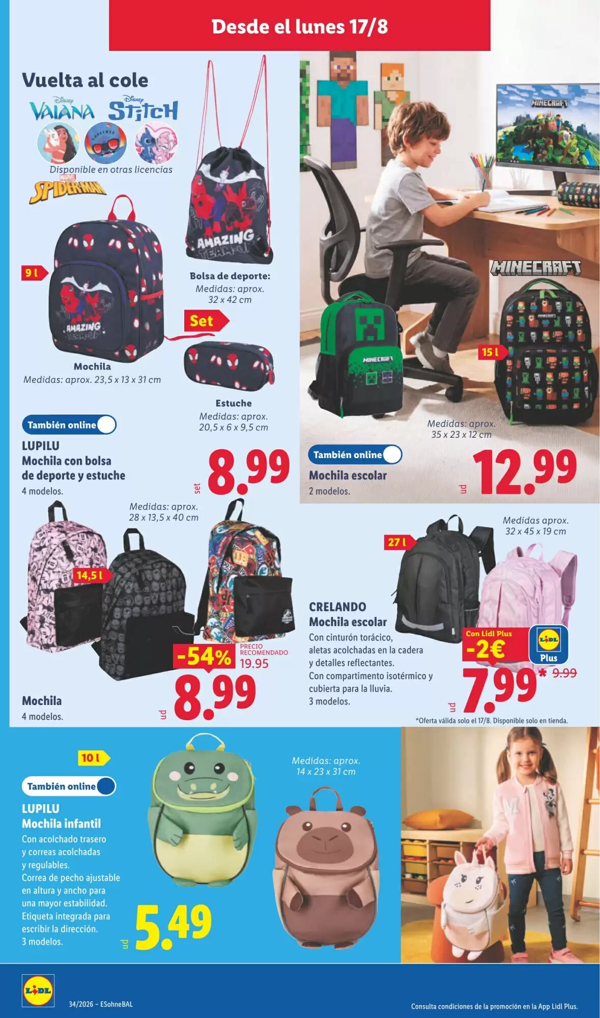 Folleto promocional de Lidl válido desde el 17/08/2026 - Página 8.