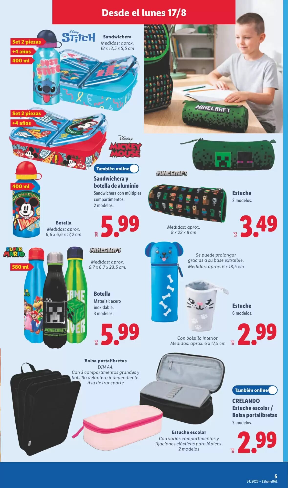 Folleto promocional de Lidl válido desde el 17/08/2026 - Página 9.