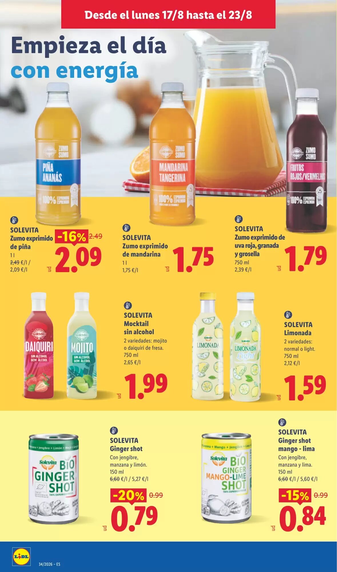 Folleto promocional de Lidl válido desde el 17/08/2026 - Página 14.