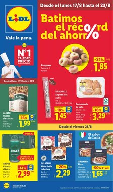 Folleto promocional de Lidl válido desde el 17/08/2026