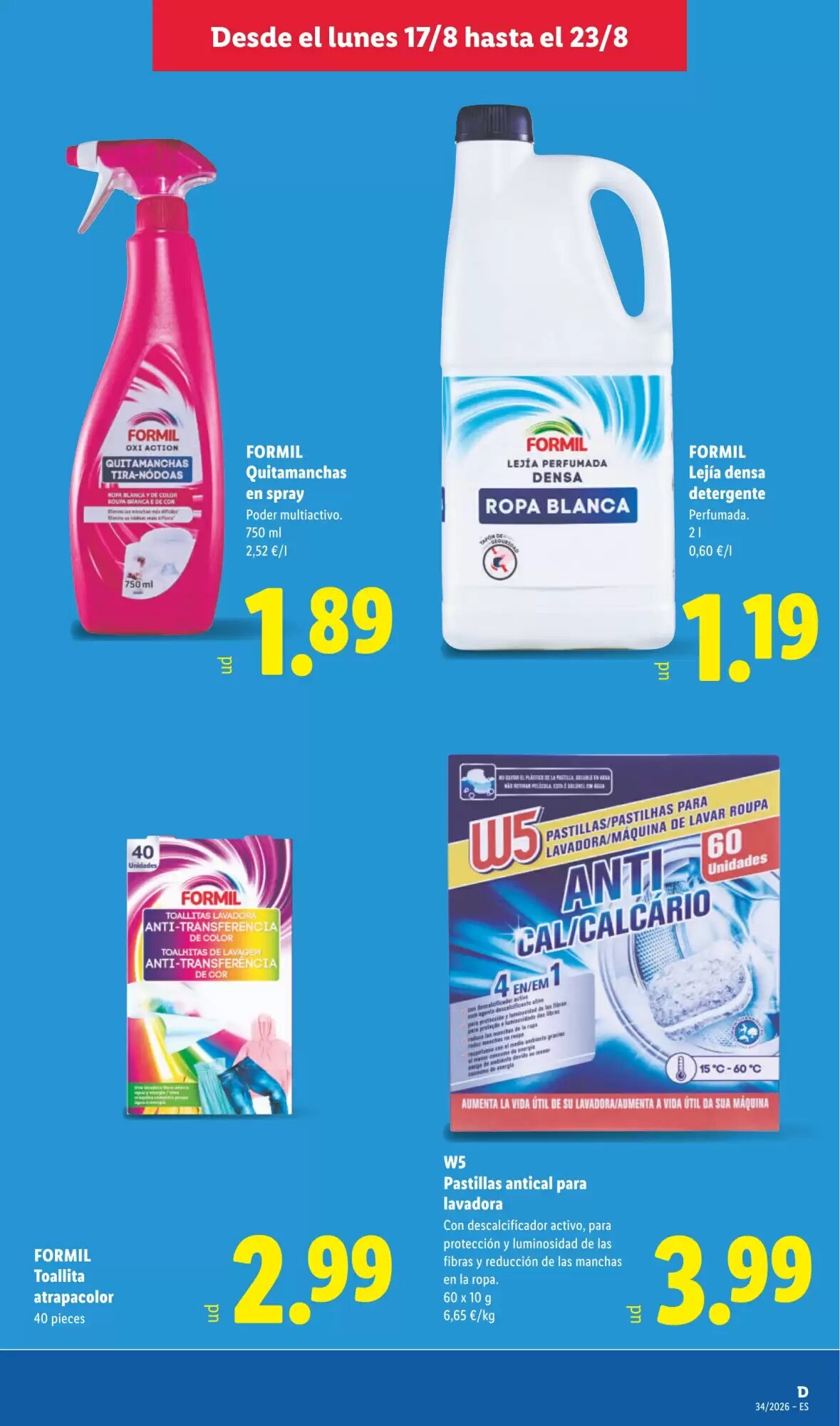 Folleto promocional de Lidl válido desde el 17/08/2026 - Página 31.