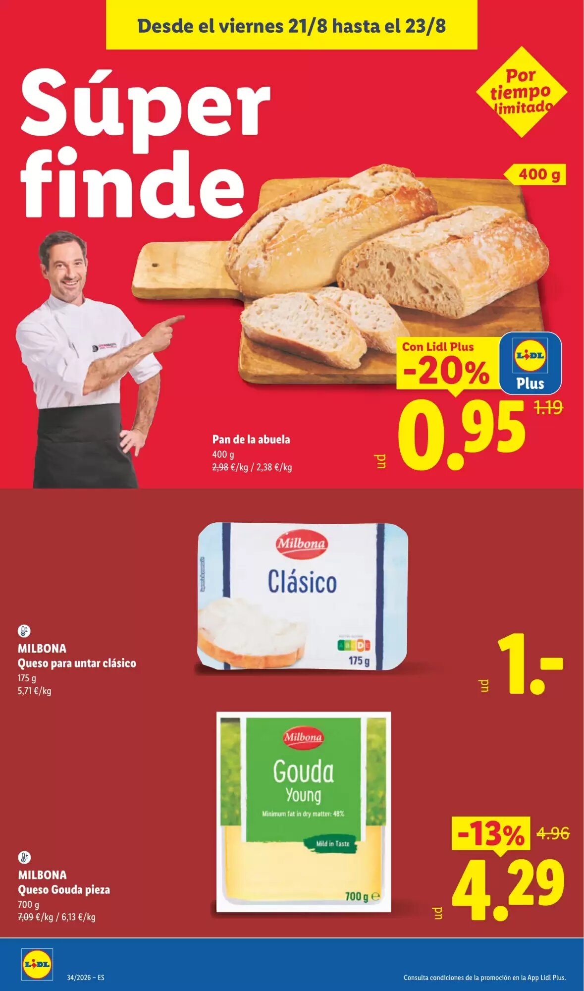 Folleto promocional de Lidl válido desde el 17/08/2026 - Página 34.