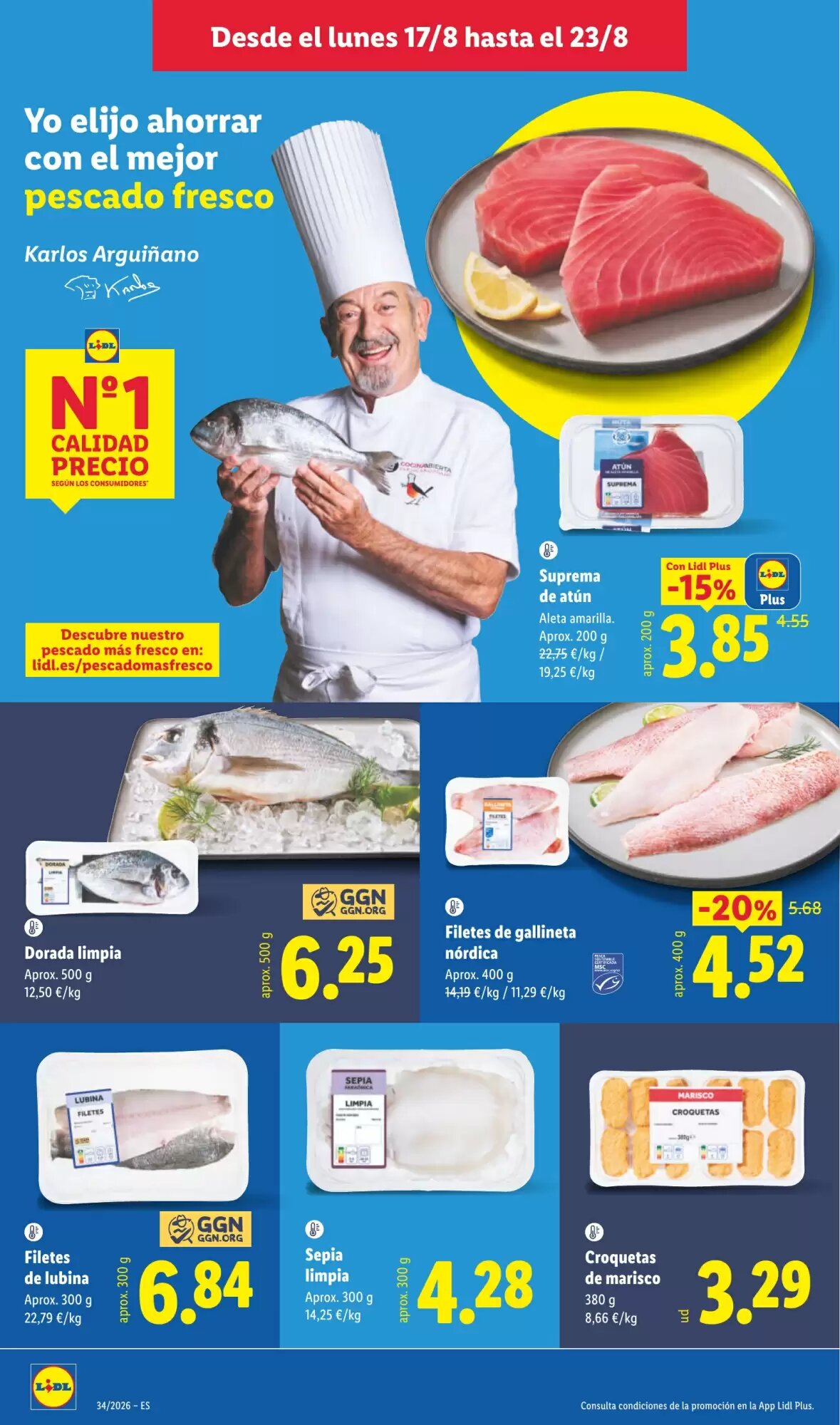 Folleto promocional de Lidl válido desde el 17/08/2026 - Página 8.