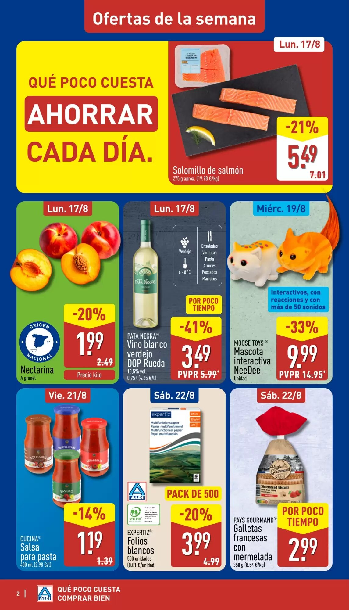 Folleto promocional de ALDI válido desde el 17/08/2026 - Página 2.