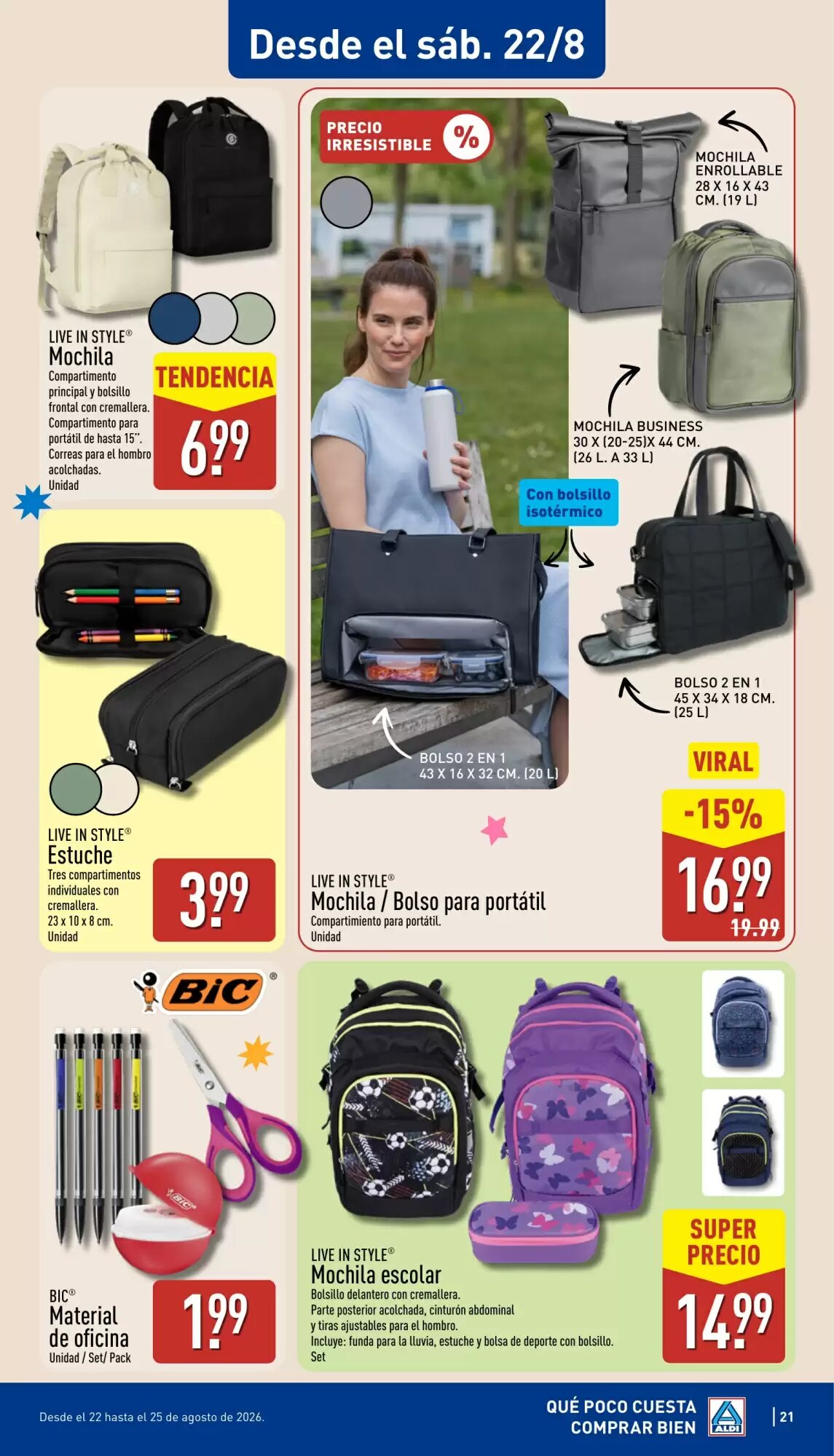 Folleto promocional de ALDI válido desde el 17/08/2026 - Página 21.