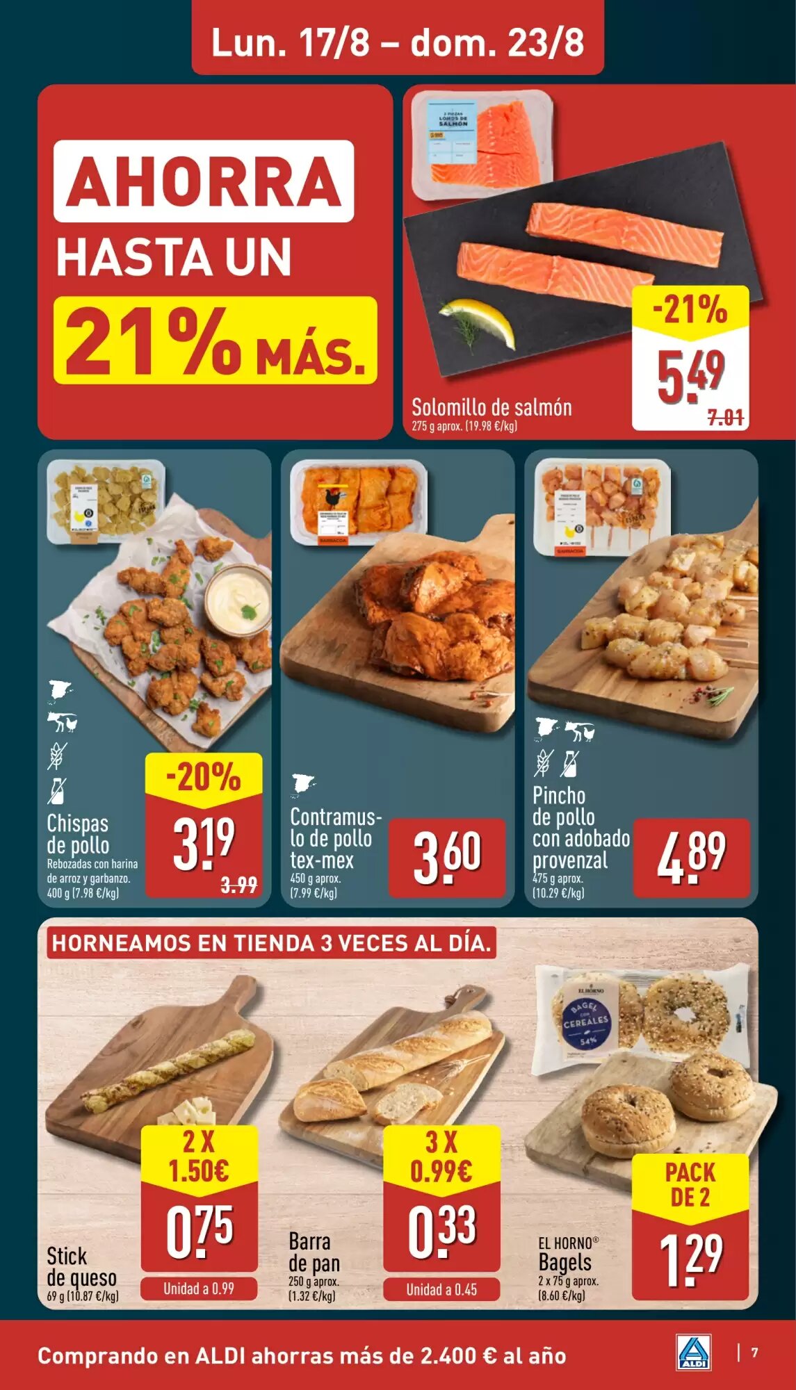 Folleto promocional de ALDI válido desde el 17/08/2026 - Página 7.