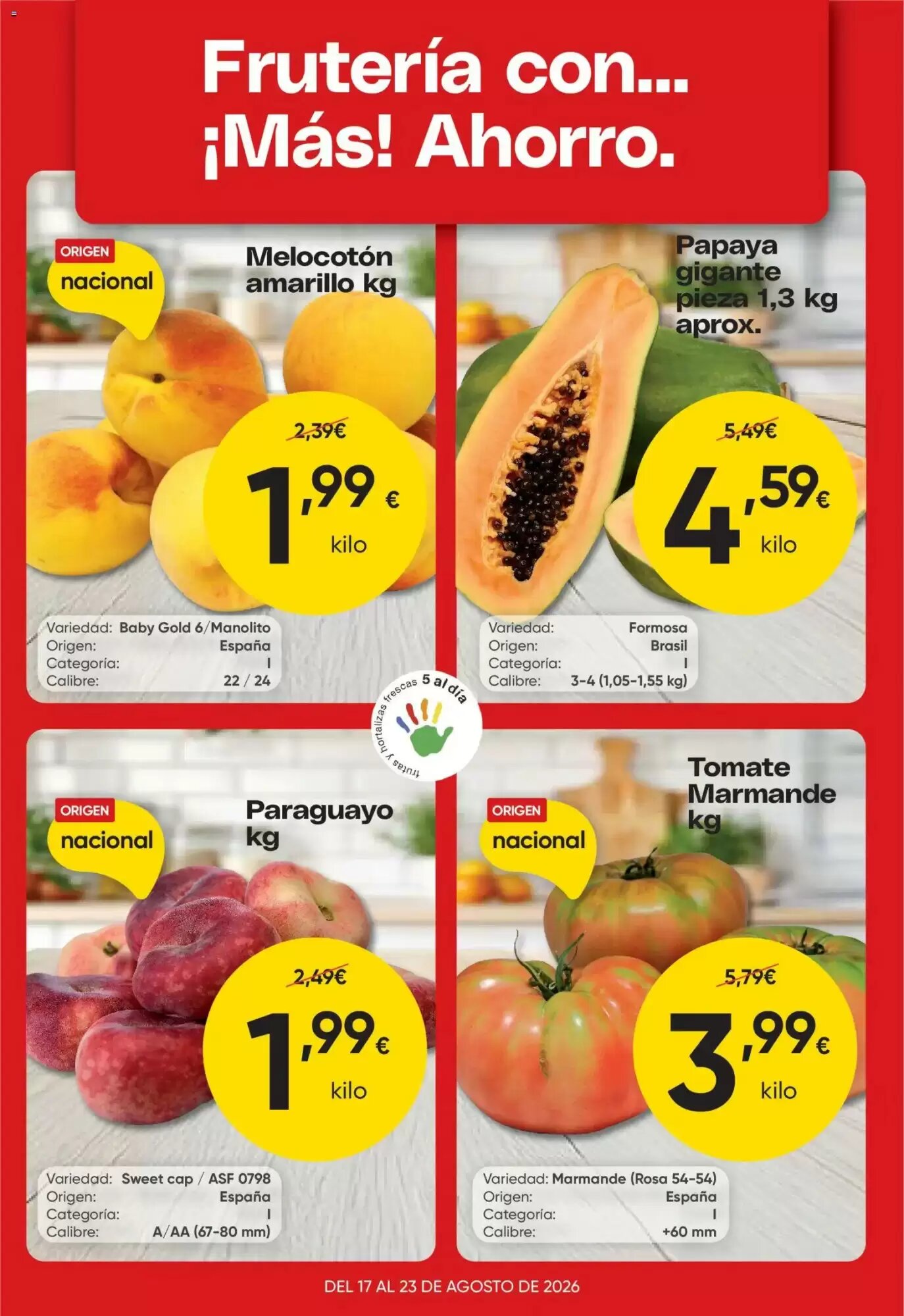 Folleto promocional de FROIZ válido desde el 17/08/2026 - Página 2.