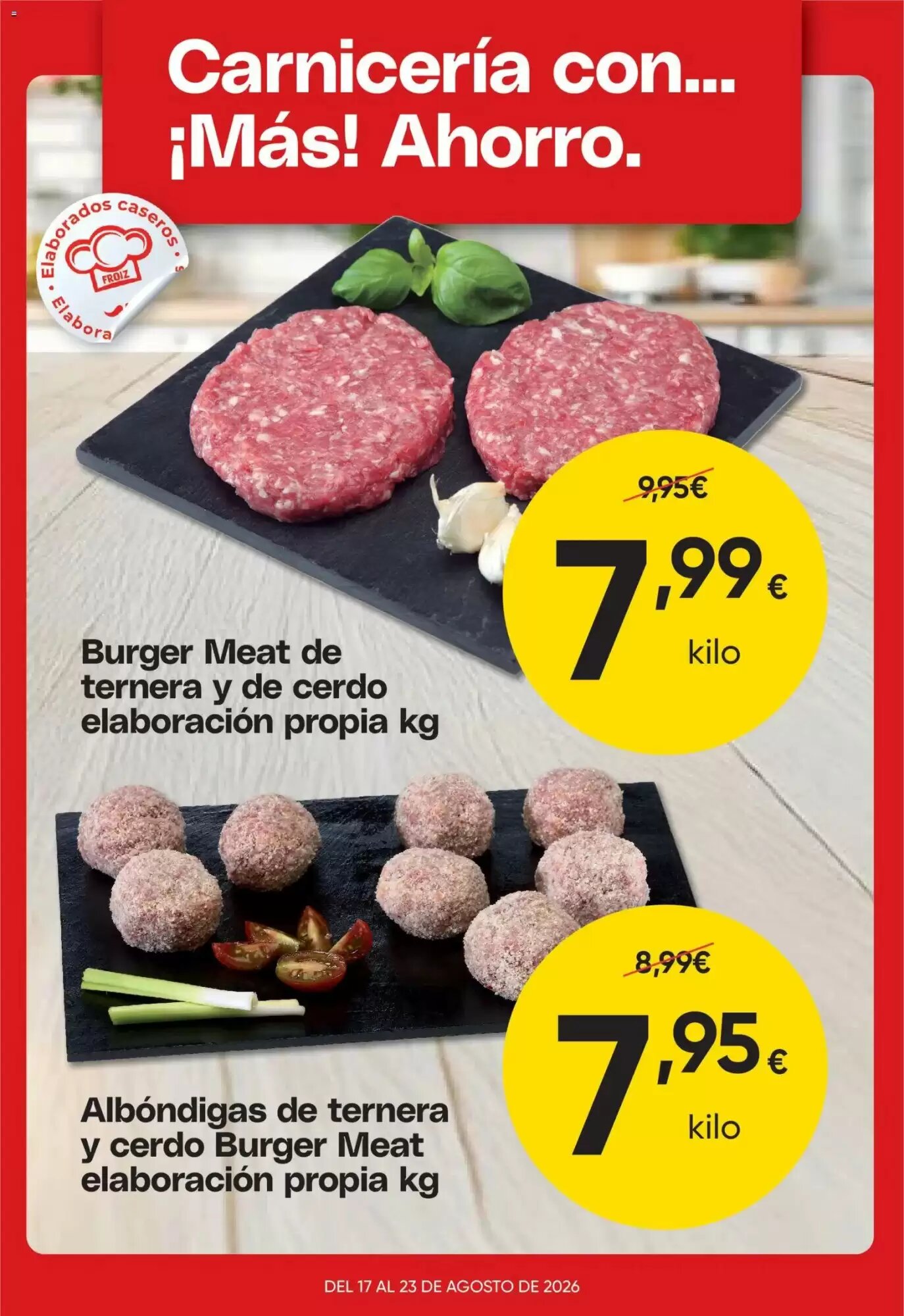 Folleto promocional de FROIZ válido desde el 17/08/2026 - Página 4.