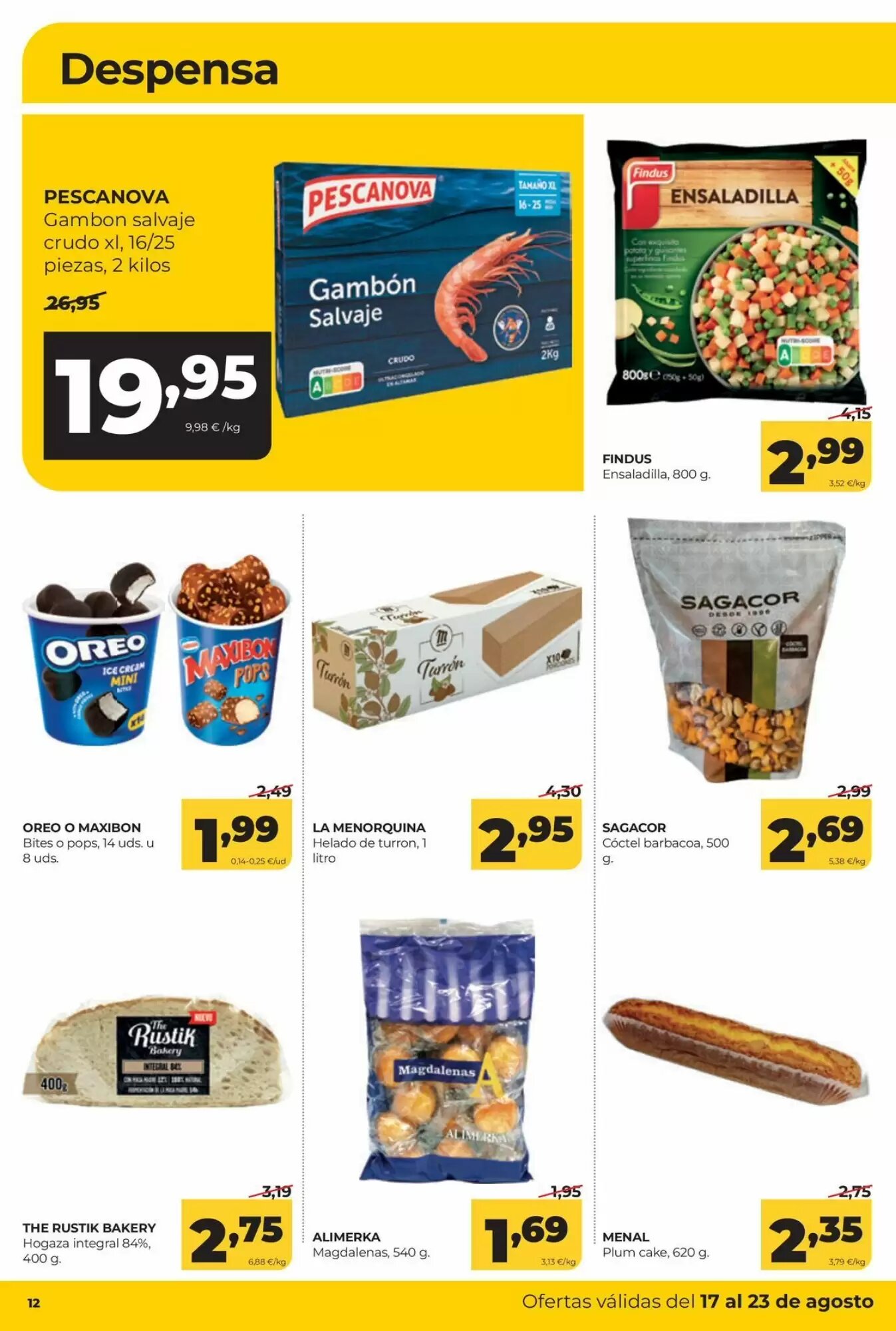 Folleto promocional de Alimerka válido desde el 17/08/2026 - Página 12.