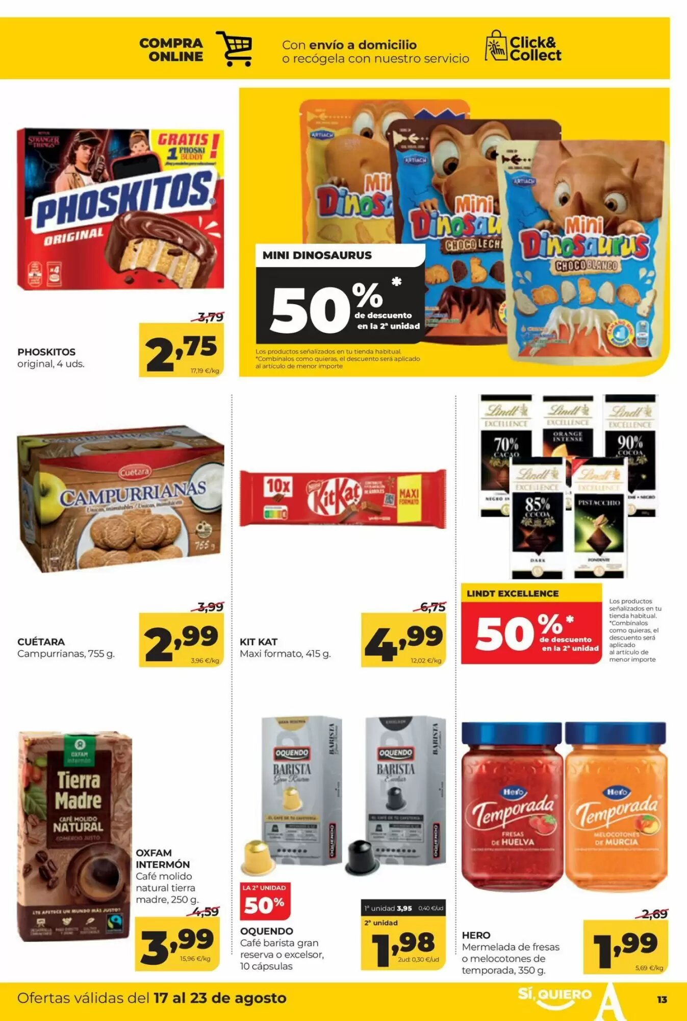 Folleto promocional de Alimerka válido desde el 17/08/2026 - Página 13.