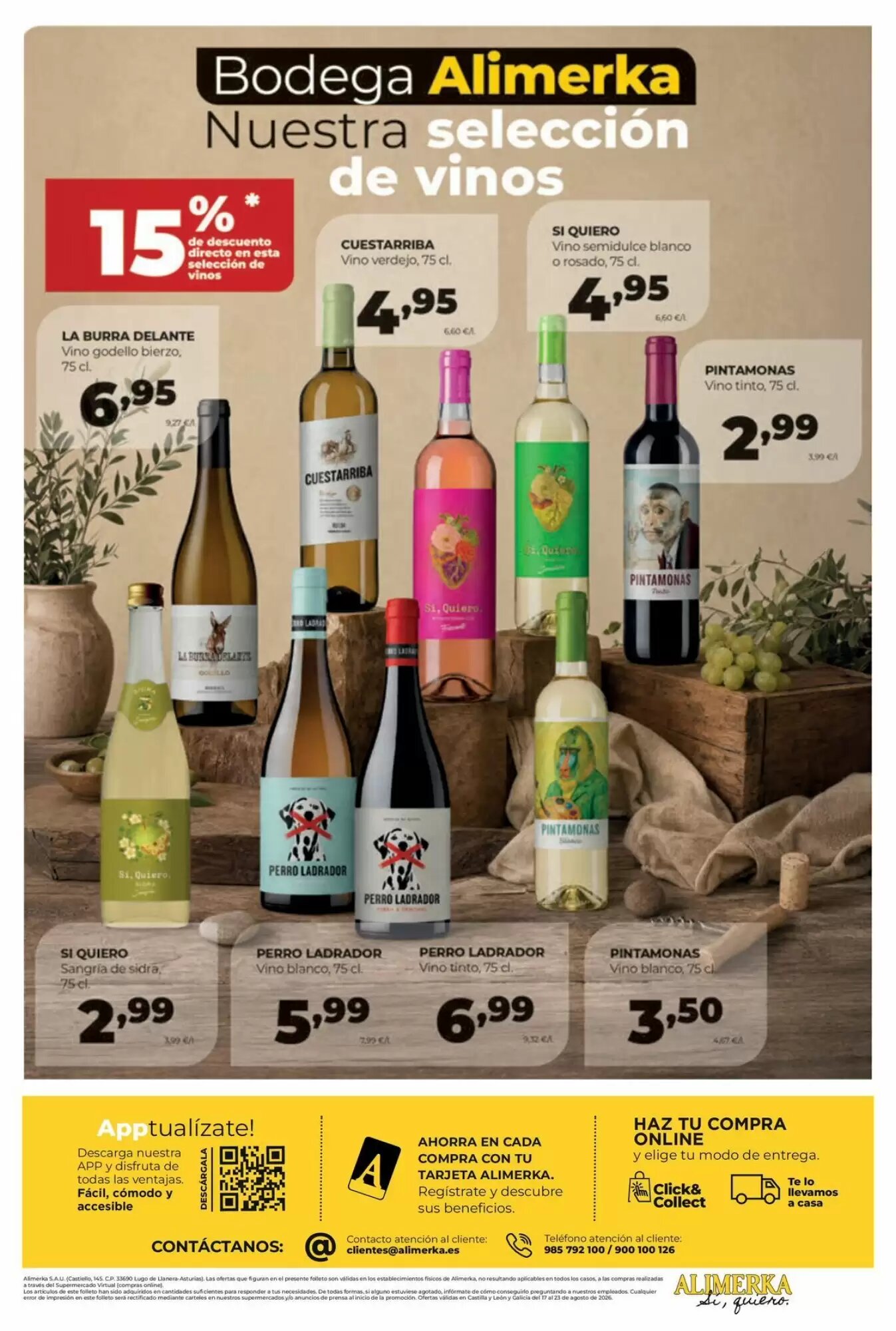Folleto promocional de Alimerka válido desde el 17/08/2026 - Página 16.