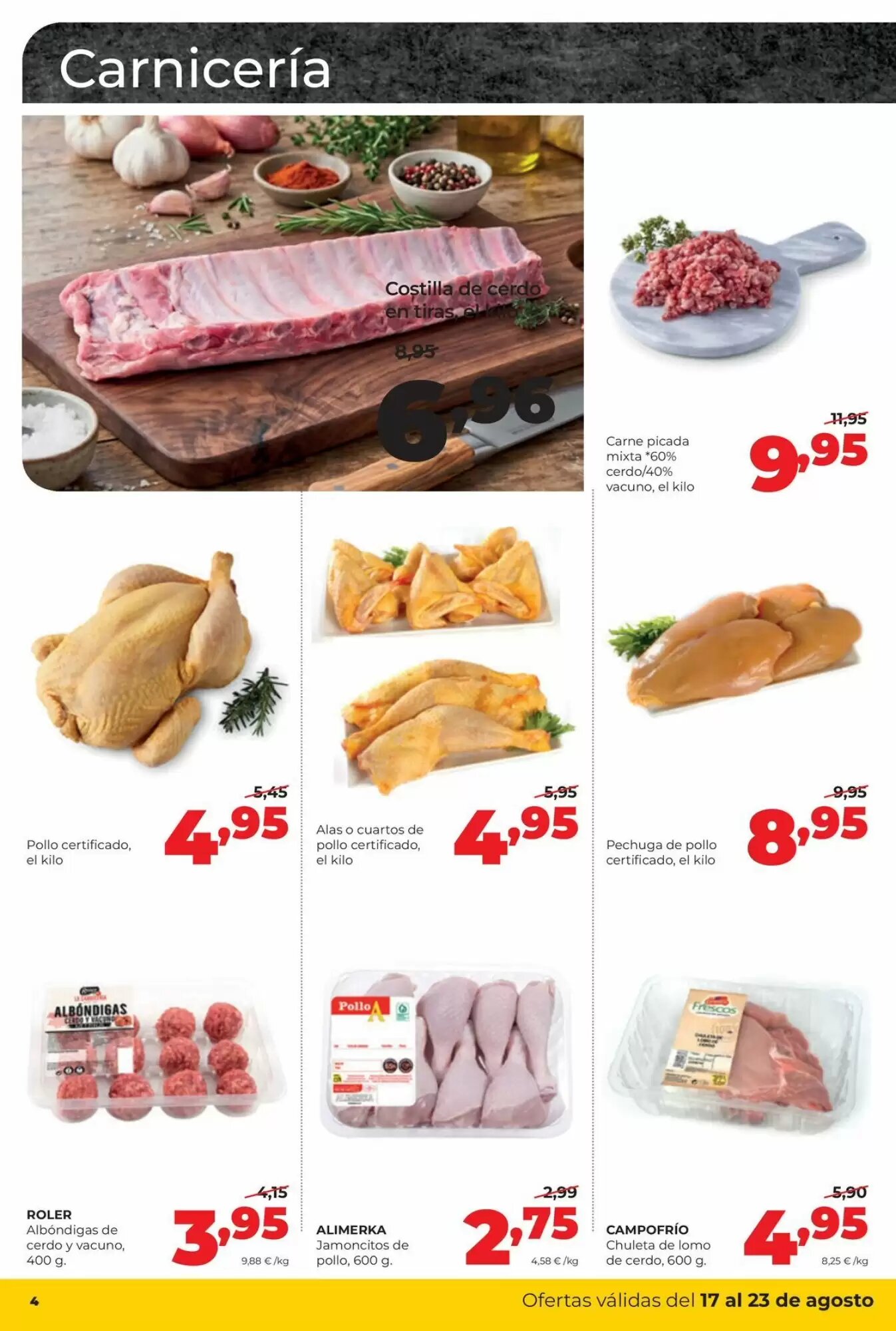 Folleto promocional de Alimerka válido desde el 17/08/2026 - Página 4.