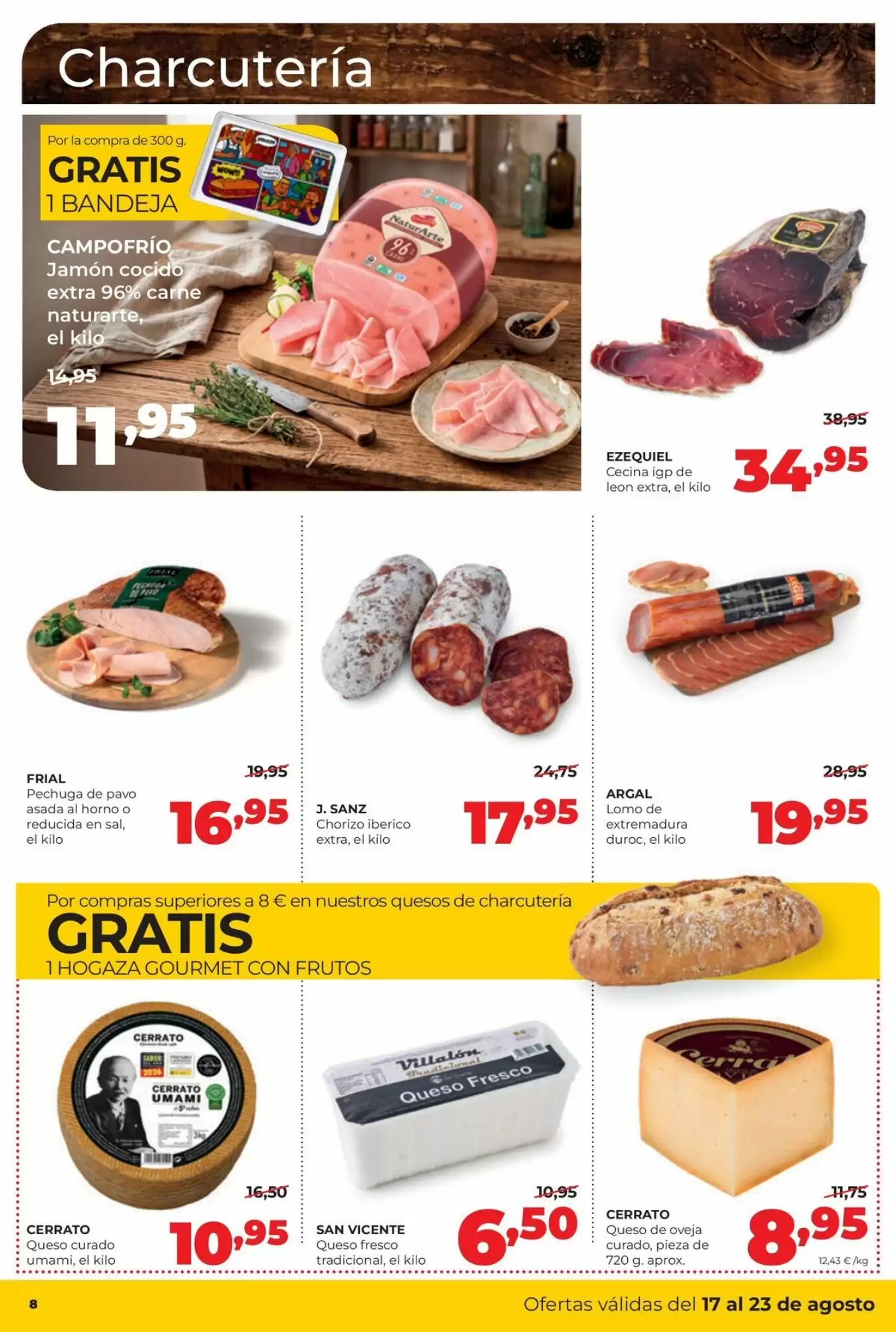 Folleto promocional de Alimerka válido desde el 17/08/2026 - Página 8.