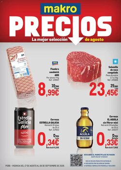 Folleto promocional de Makro válido desde el 17/08/2026
