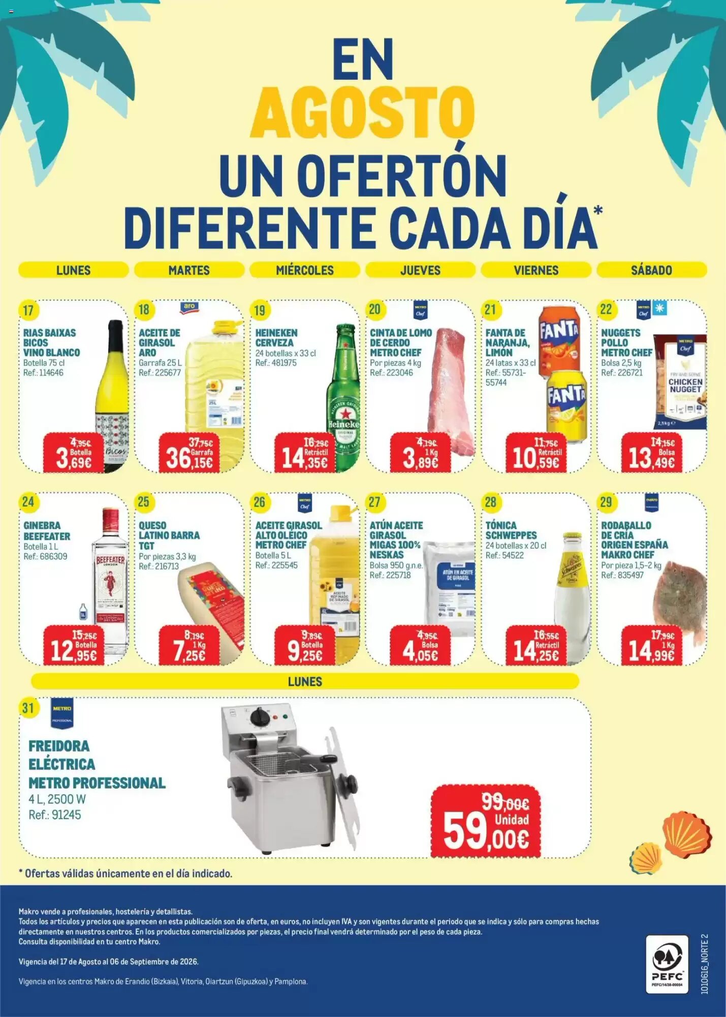 Folleto promocional de Makro válido desde el 17/08/2026 - Página 8.