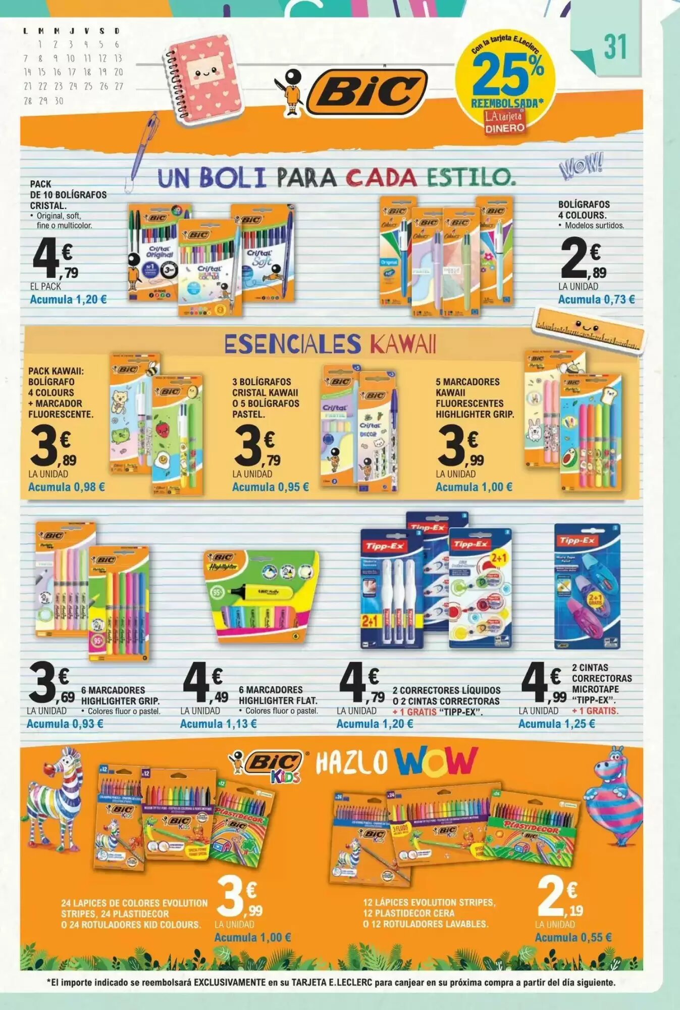 Folleto promocional de E.Leclerc válido desde el 18/08/2026 - Página 31.