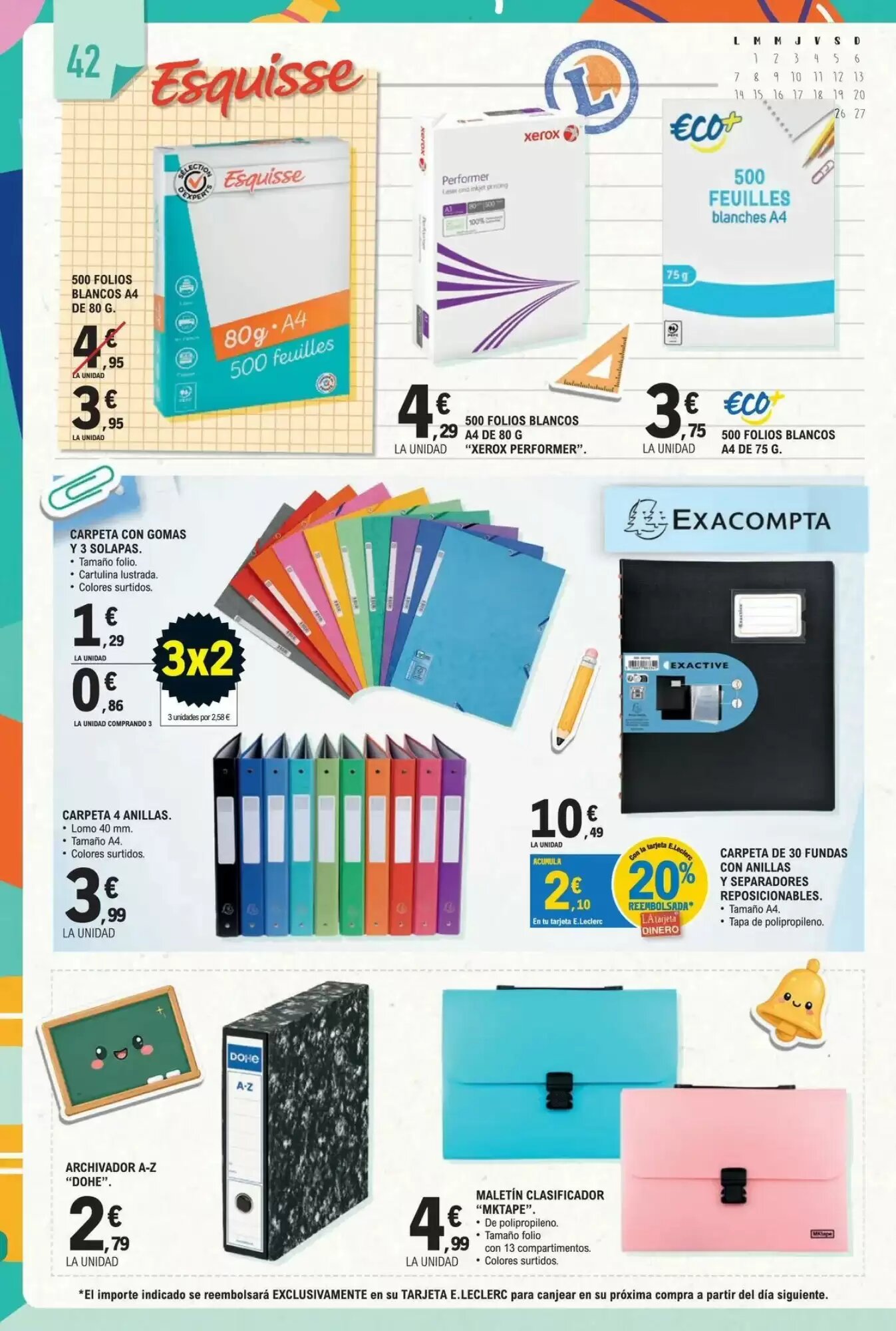 Folleto promocional de E.Leclerc válido desde el 18/08/2026 - Página 42.
