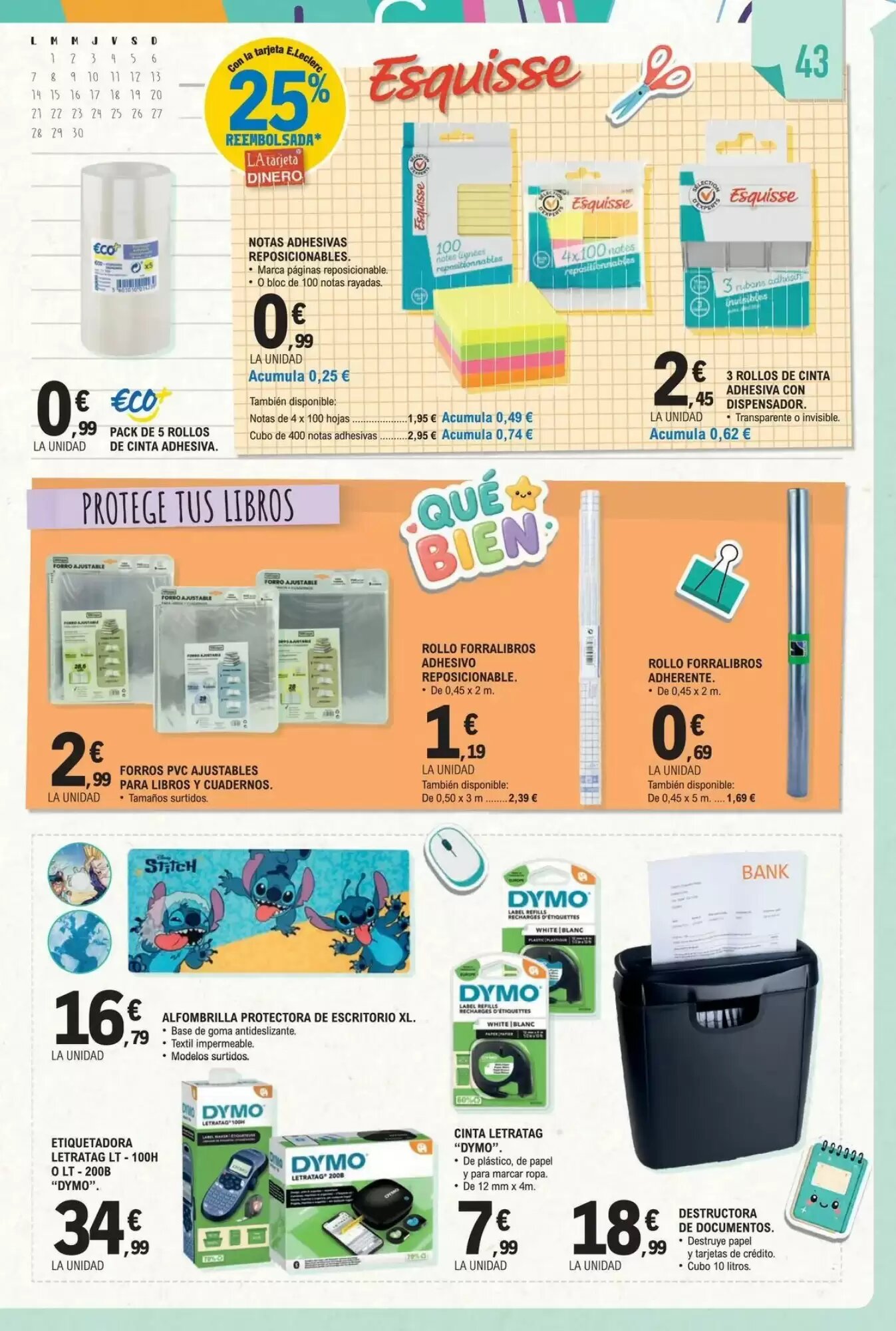 Folleto promocional de E.Leclerc válido desde el 18/08/2026 - Página 43.