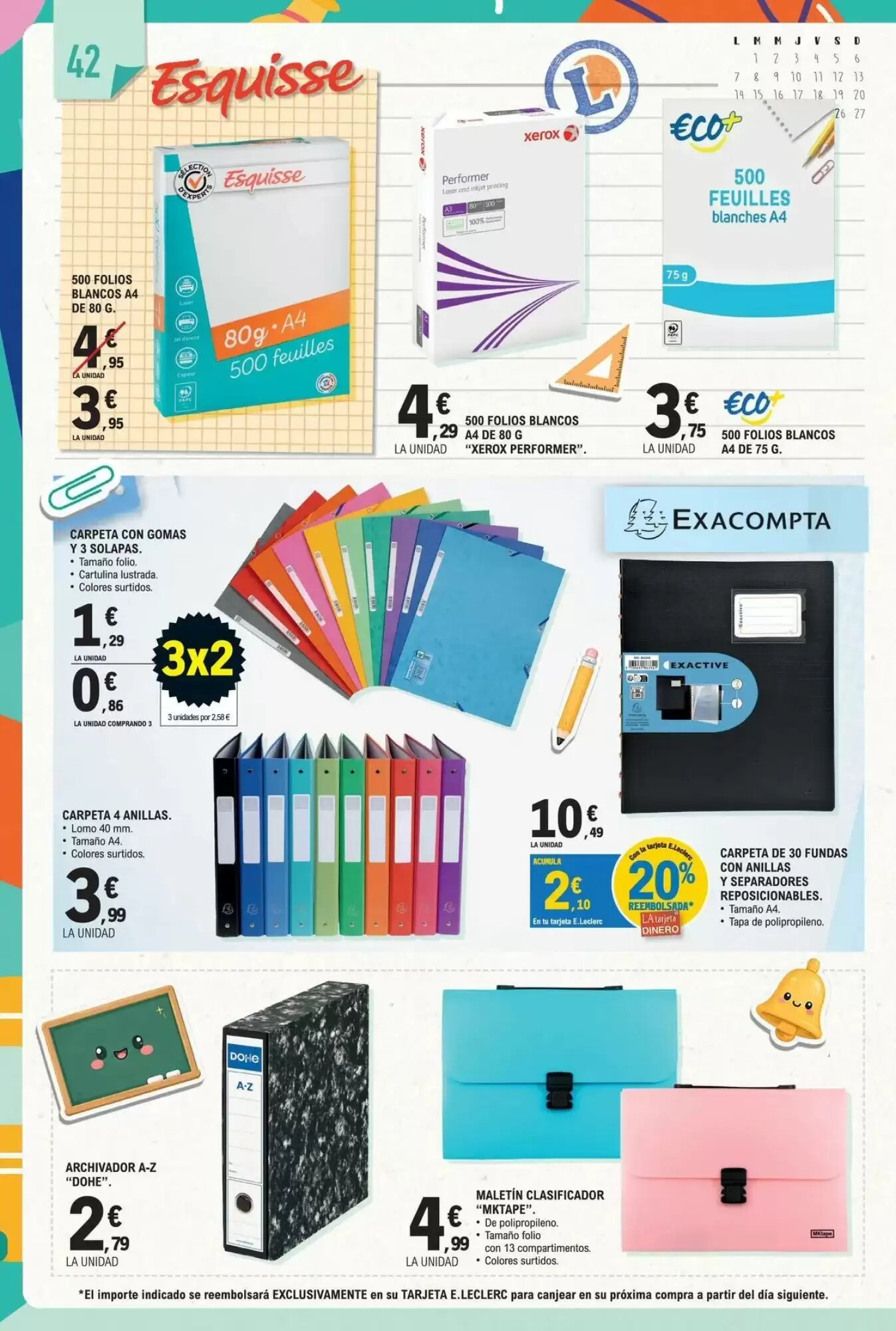 Folleto promocional de E.Leclerc válido desde el 18/08/2026 - Página 42.