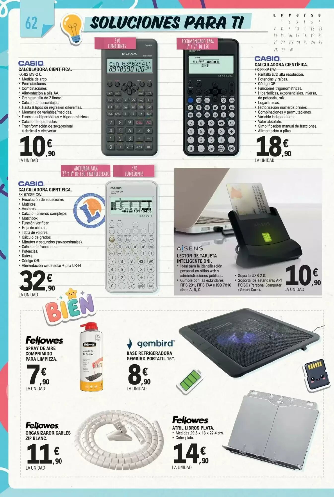 Folleto promocional de E.Leclerc válido desde el 18/08/2026 - Página 62.