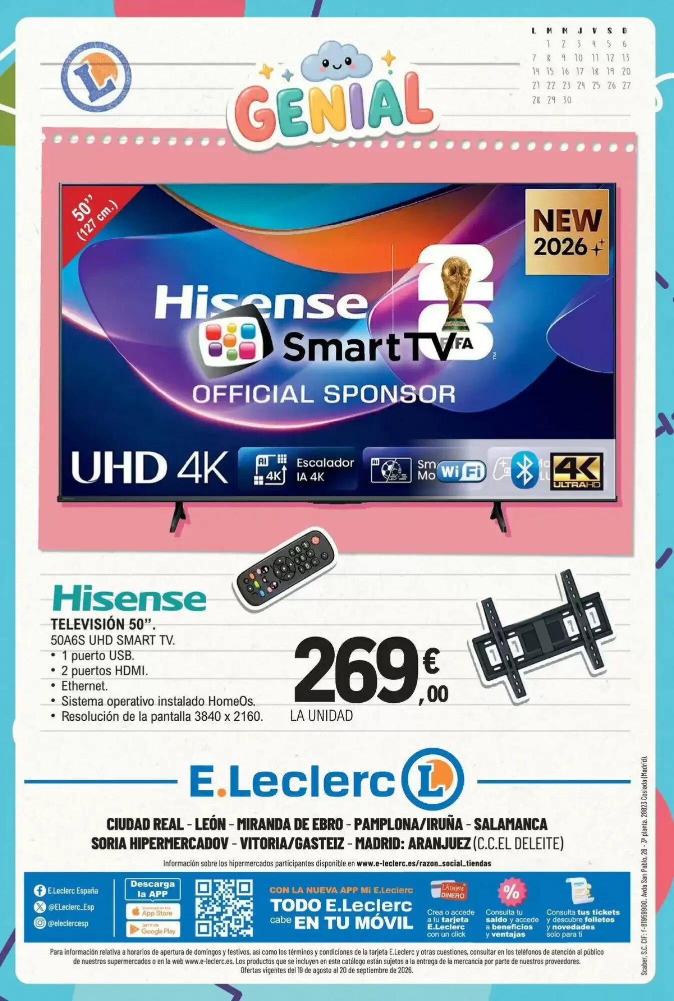 Folleto promocional de E.Leclerc válido desde el 18/08/2026 - Página 64.