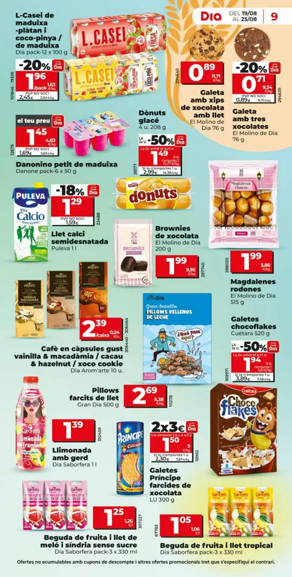 Folleto promocional de Dia válido desde el 19/08/2026 - Página 9.