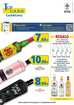 Folleto promocional de TOP Cash & Carry válido desde el 19/08/2026