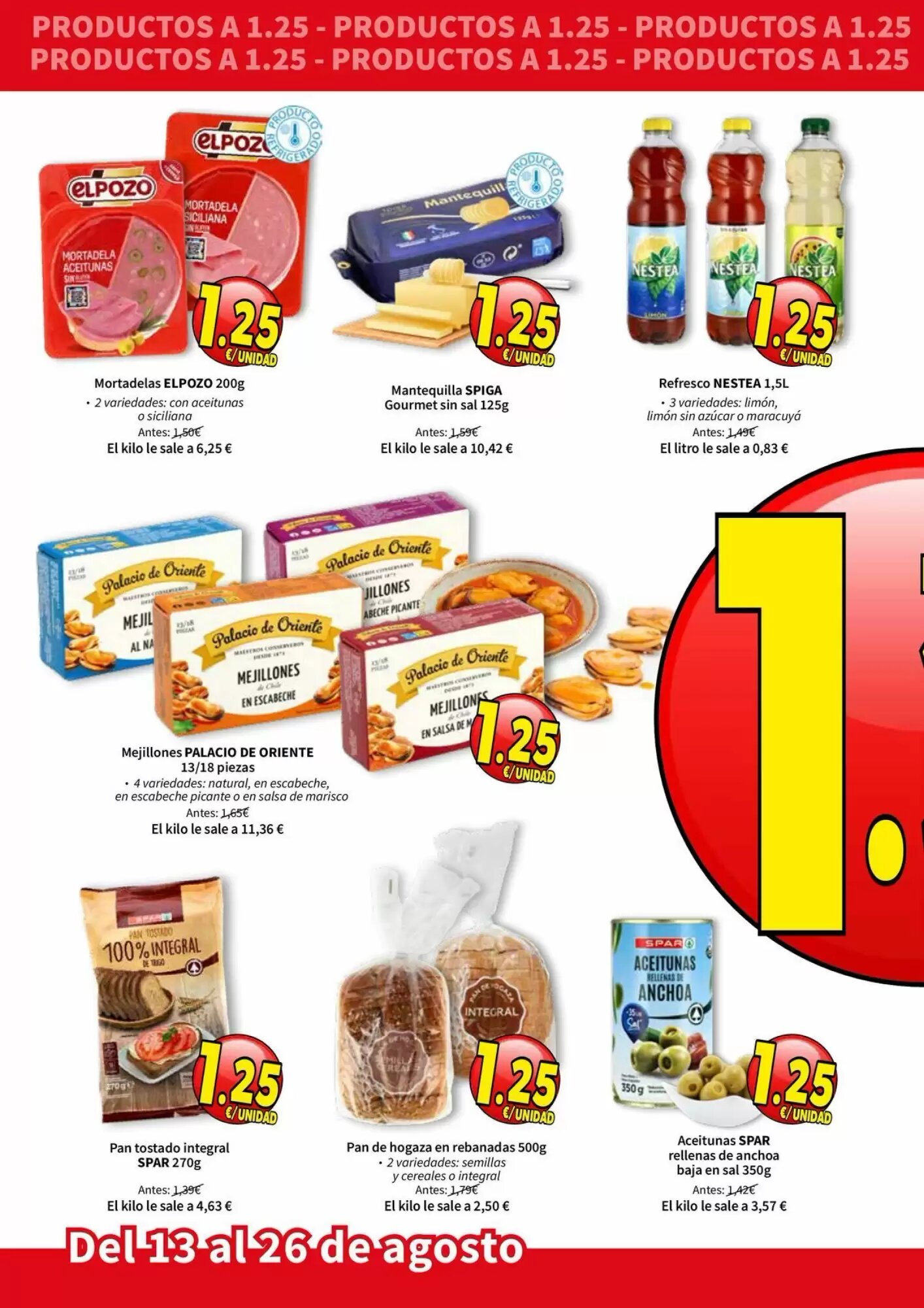 Folleto promocional de Spar válido desde el 19/08/2026 - Página 4.