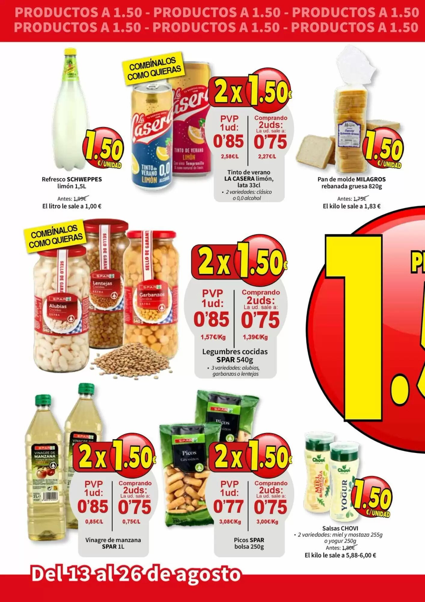 Folleto promocional de Spar válido desde el 19/08/2026 - Página 6.