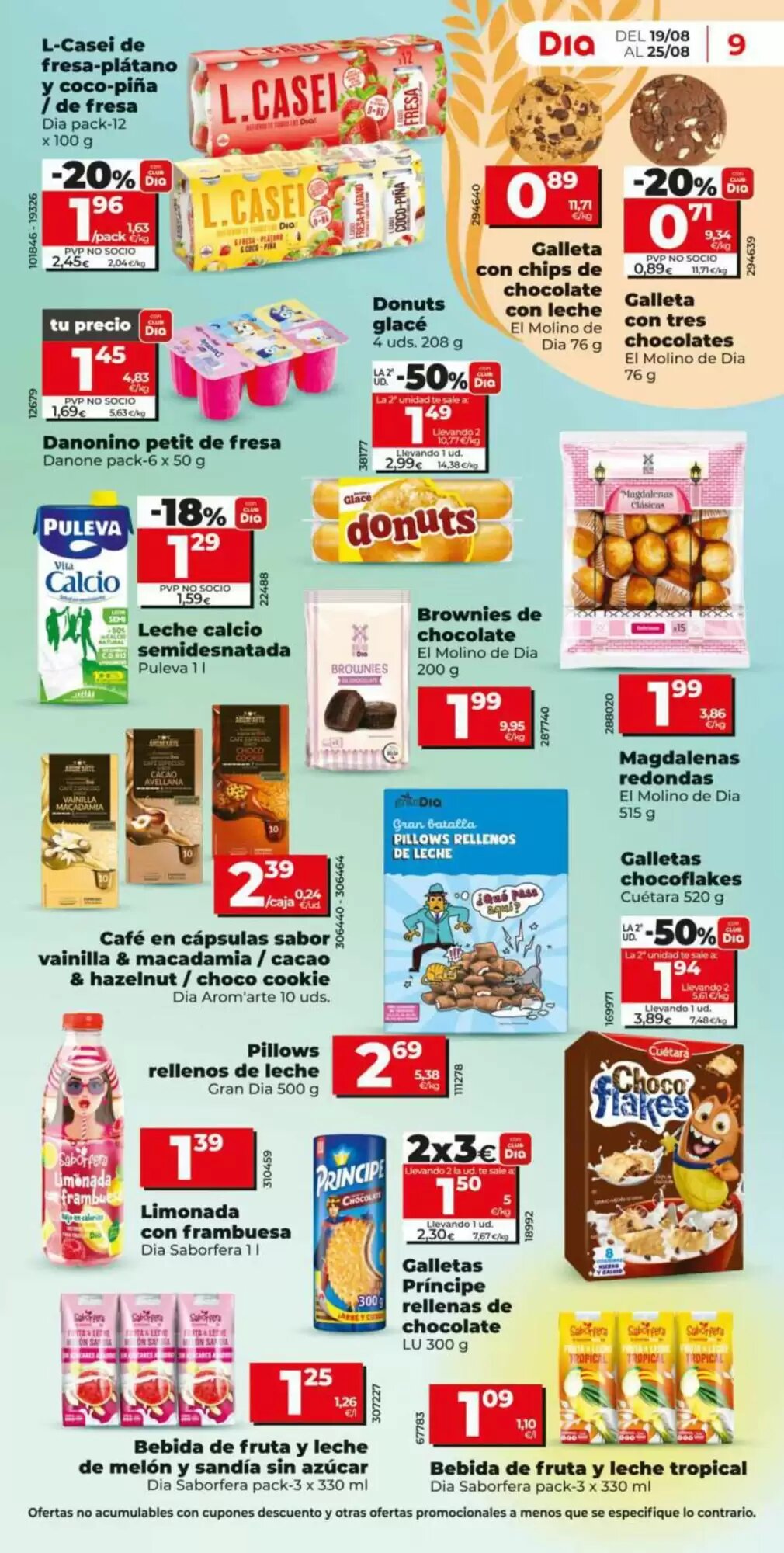 Folleto promocional de Dia válido desde el 19/08/2026 - Página 9.
