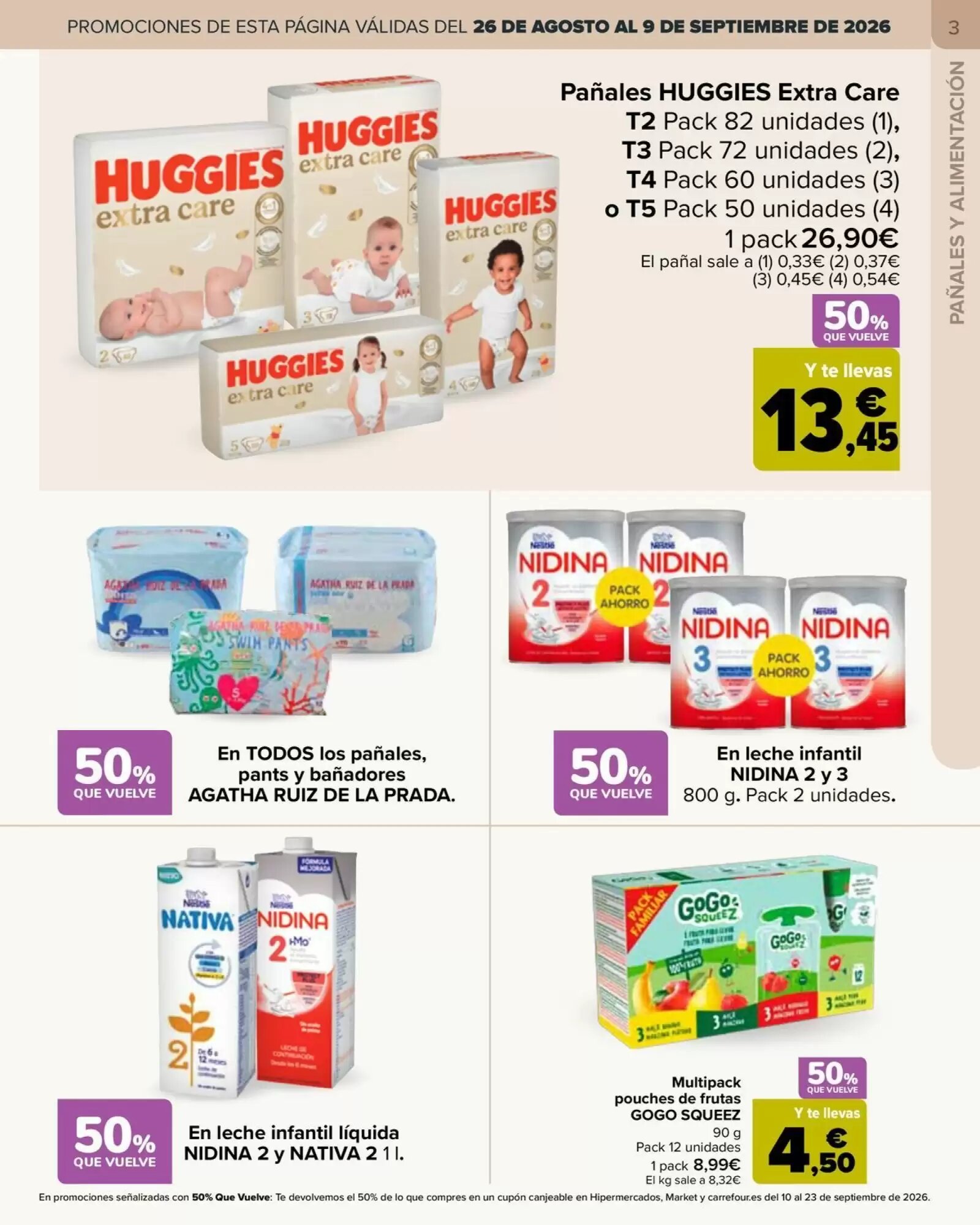 Folleto promocional de Suma Supermercados válido desde el 19/08/2026 - Página 3.