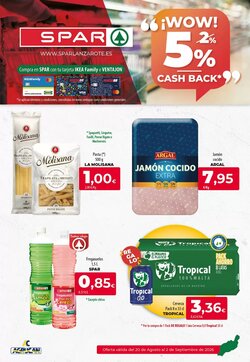 Folleto promocional de Spar válido desde el 20/08/2026