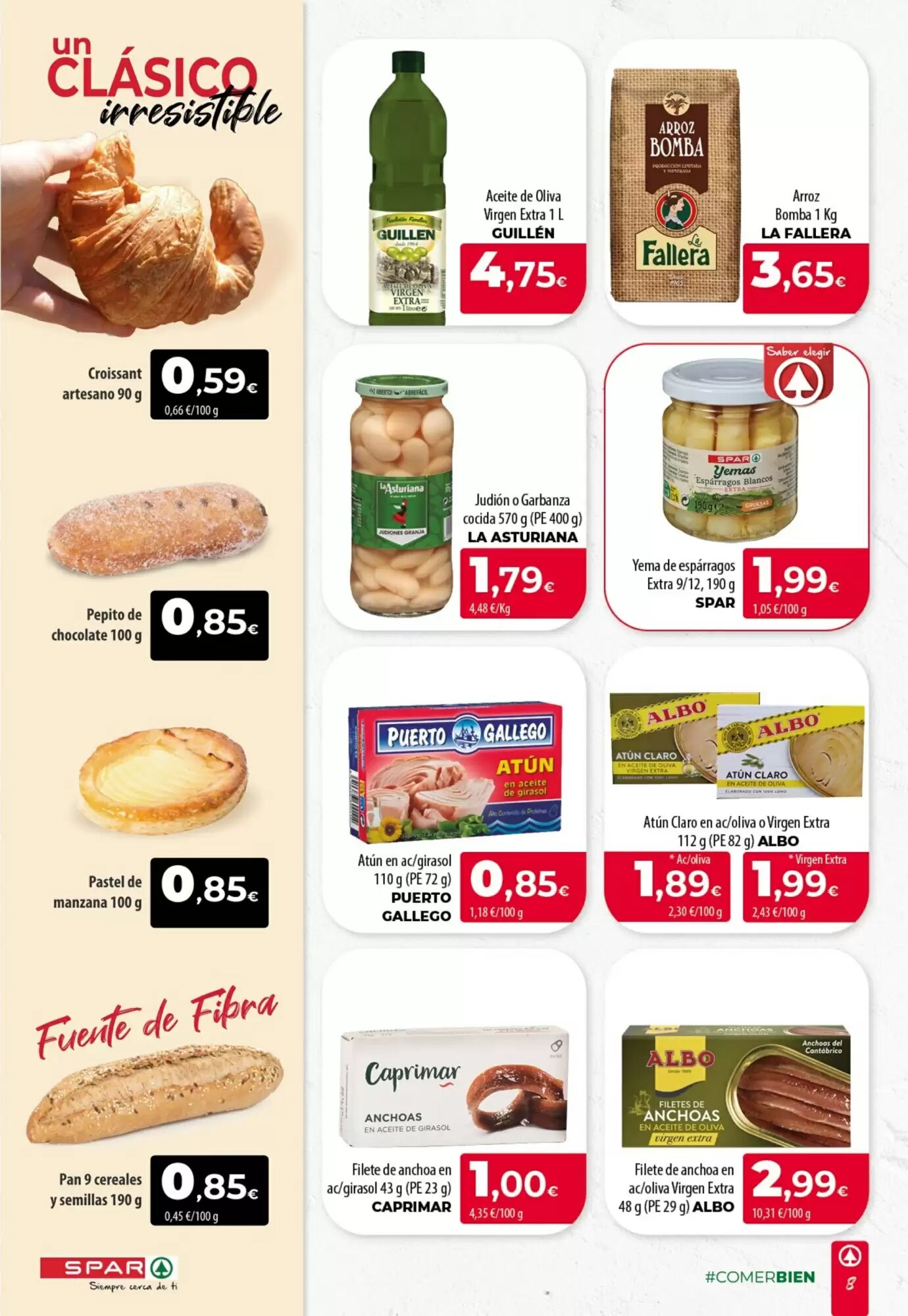 Folleto promocional de Spar válido desde el 20/08/2026 - Página 8.