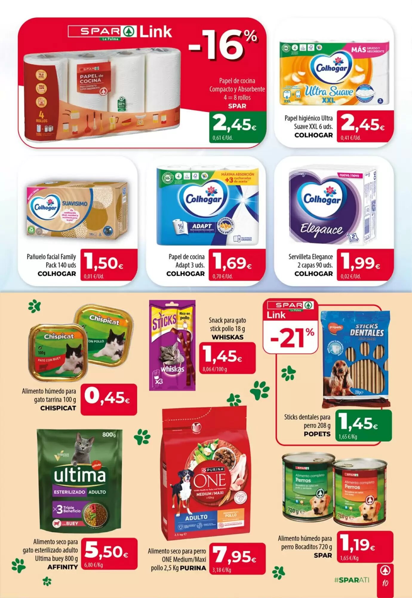 Folleto promocional de Spar La Palma válido desde el 20/08/2026 - Página 10.
