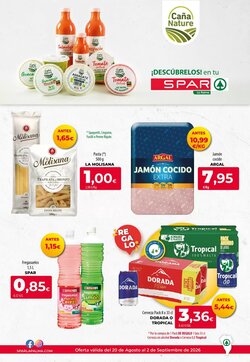 Folleto promocional de Spar La Palma válido desde el 20/08/2026