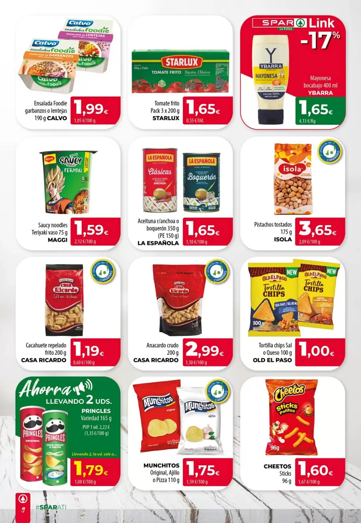 Folleto promocional de Spar La Palma válido desde el 20/08/2026 - Página 9.