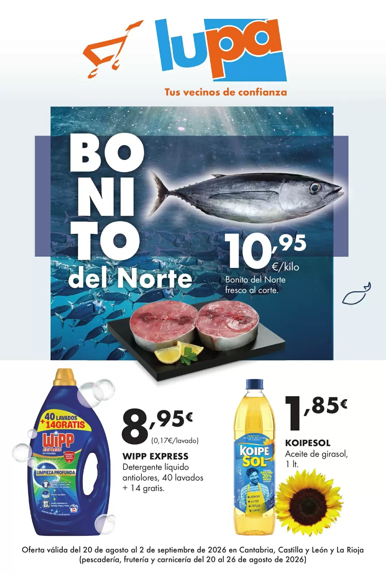 Folleto promocional de Lupa válido desde el 20/08/2026 - Página 1.