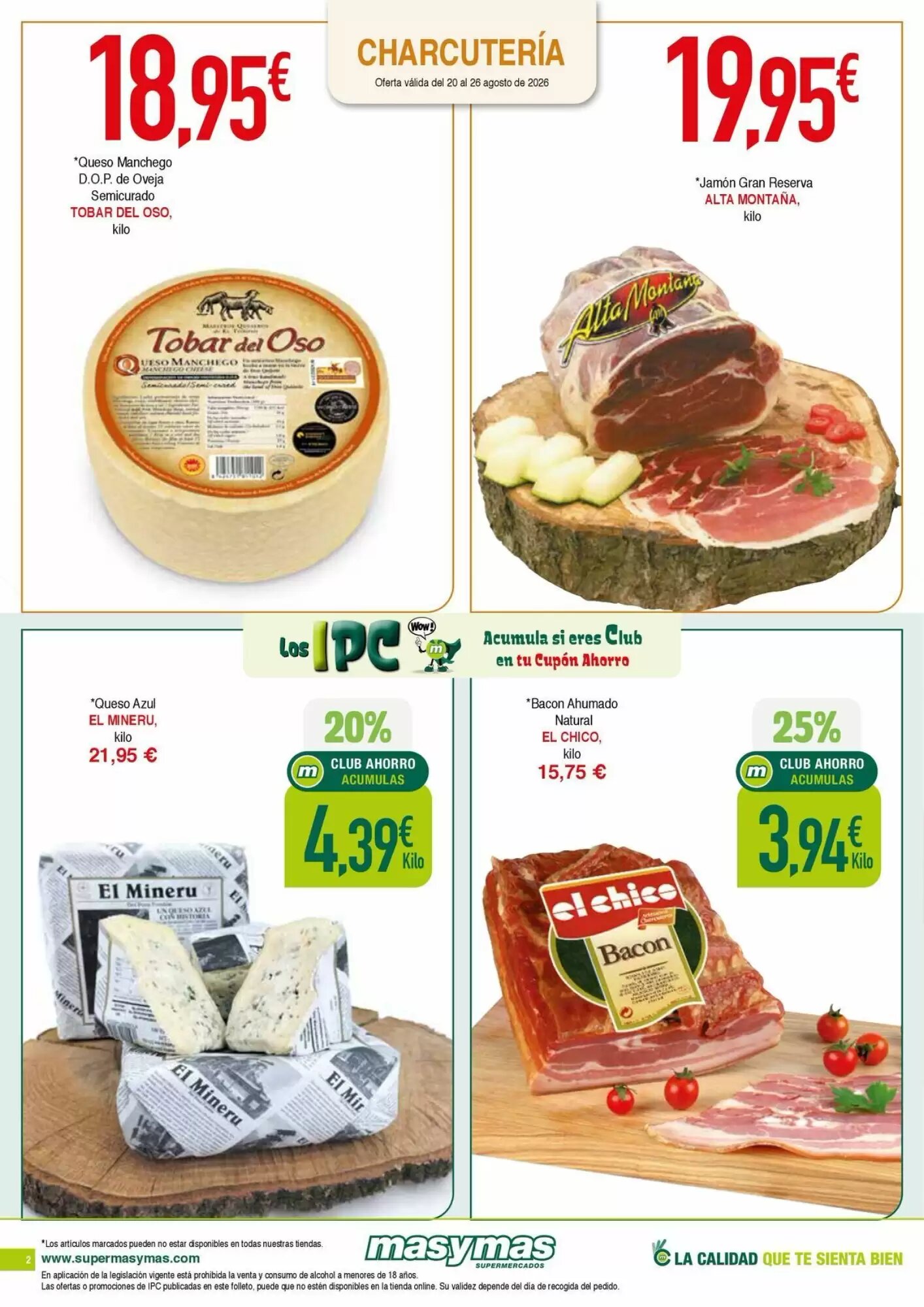 Folleto promocional de Masymas válido desde el 20/08/2026 - Página 2.