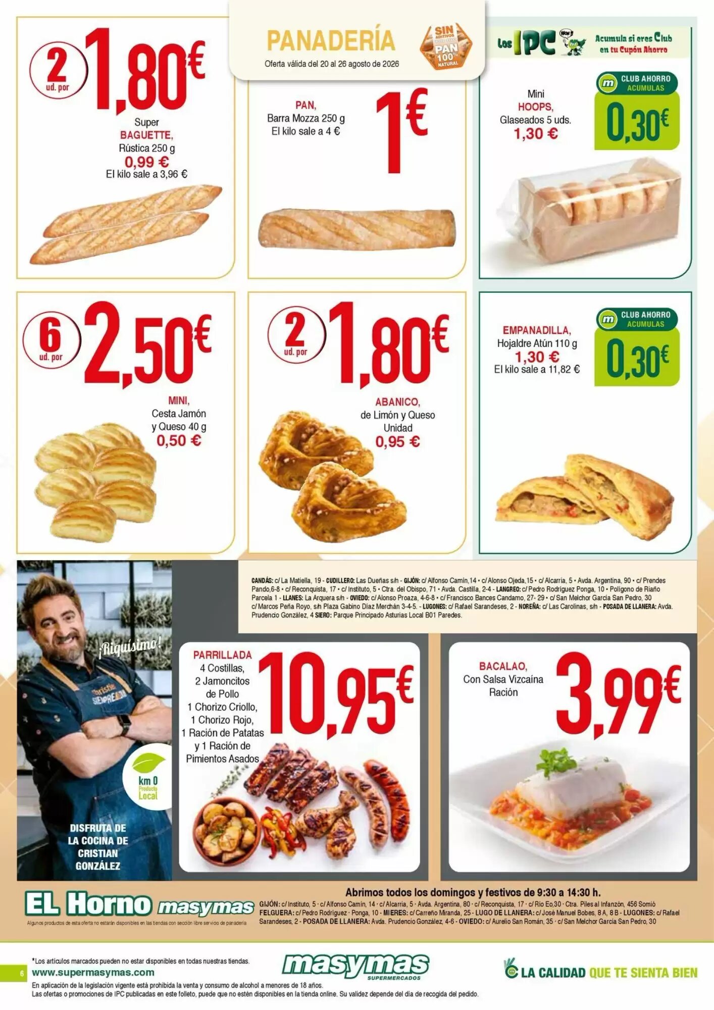 Folleto promocional de Masymas válido desde el 20/08/2026 - Página 6.