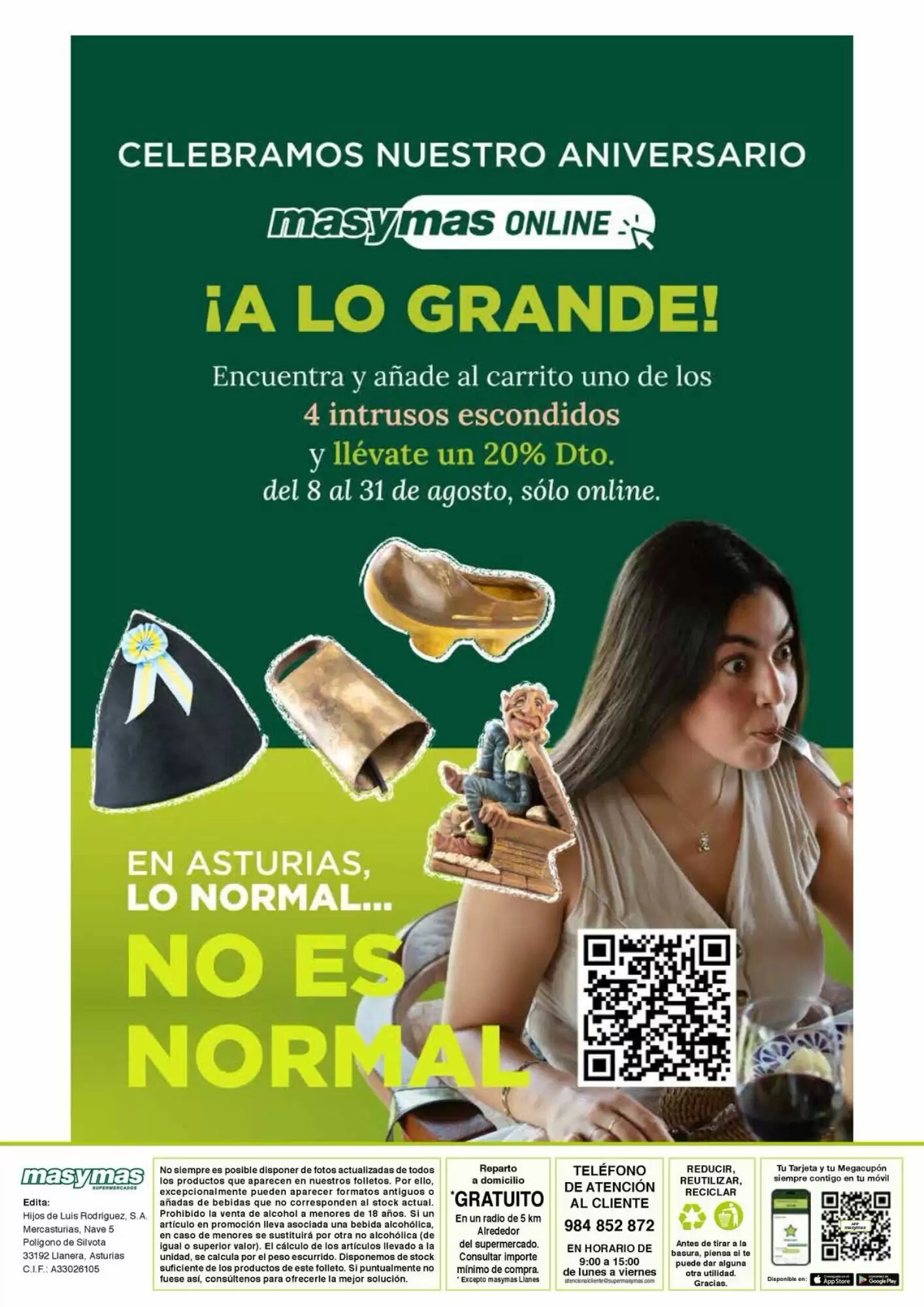 Folleto promocional de Masymas válido desde el 20/08/2026 - Página 8.