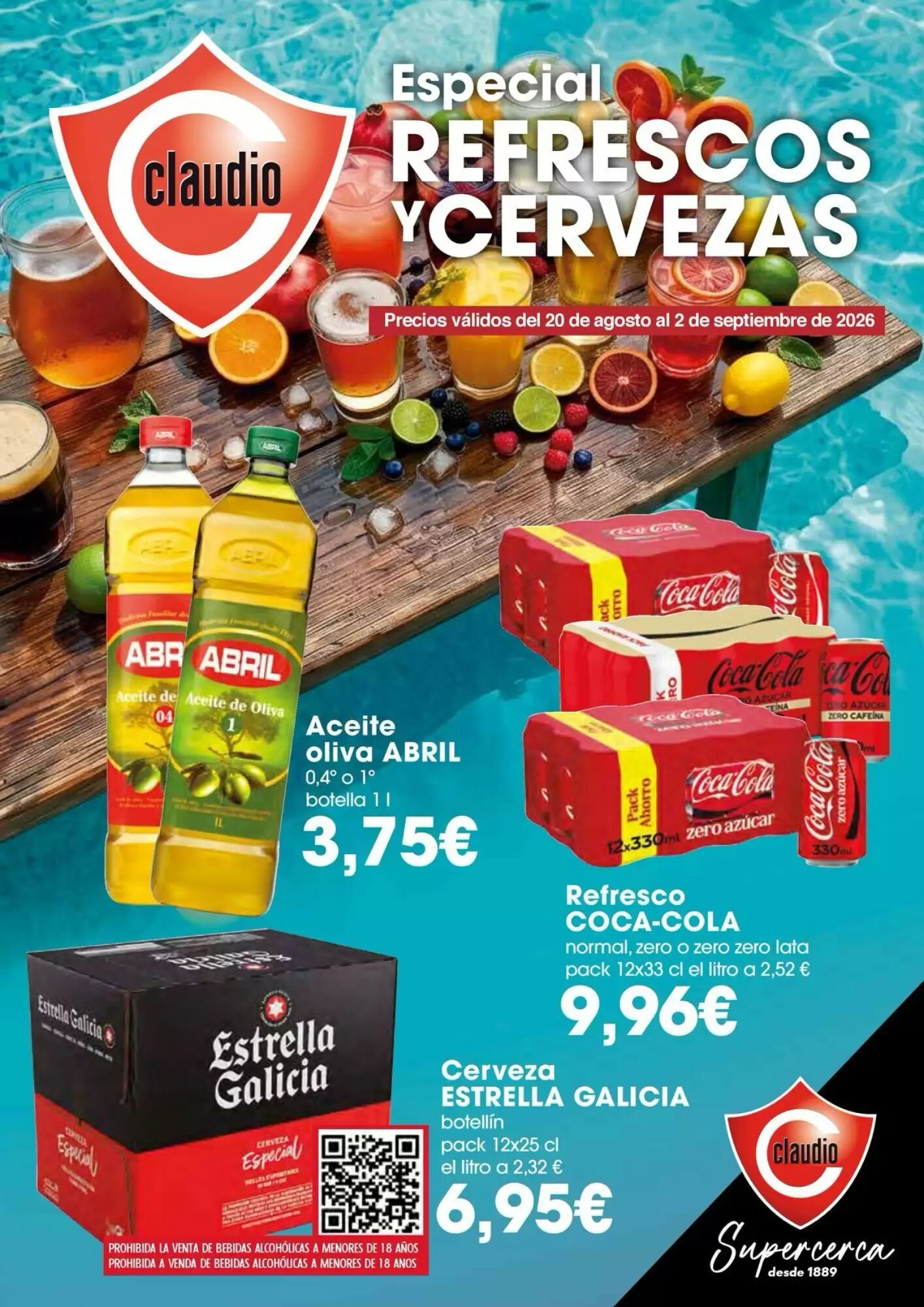 Folleto promocional de Claudio válido desde el 20/08/2026 - Página 1.