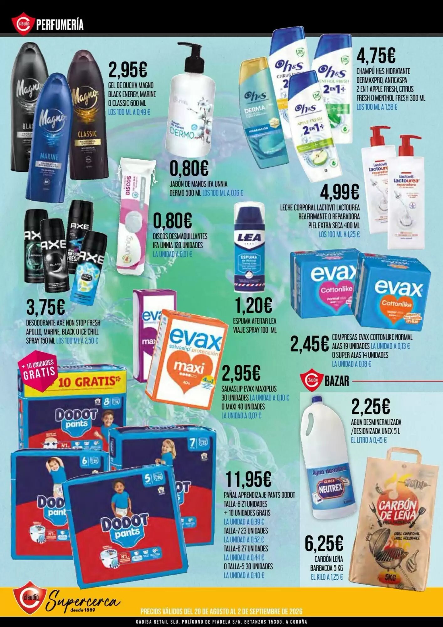 Folleto promocional de Claudio válido desde el 20/08/2026 - Página 8.