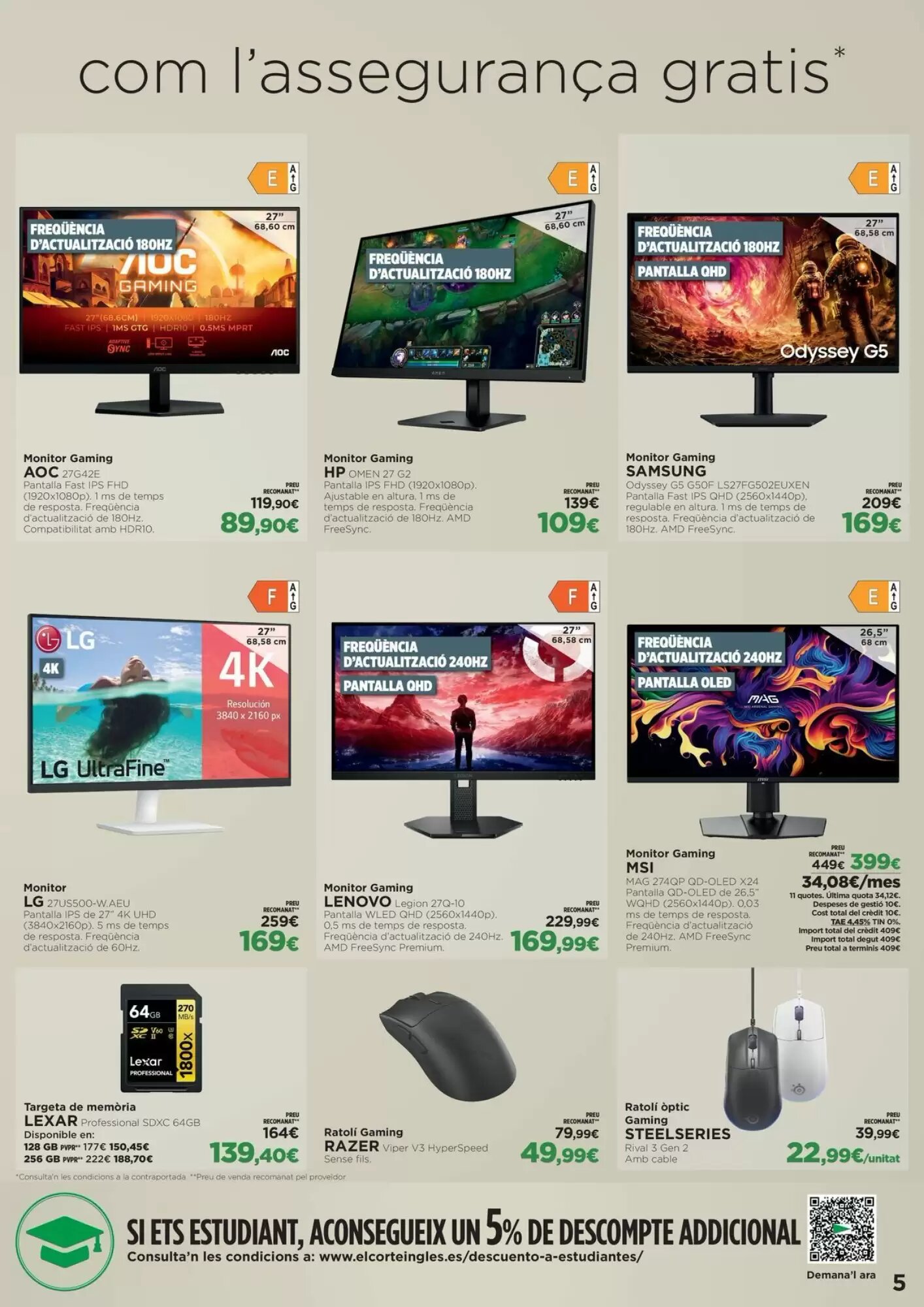Folleto promocional de El Corte Inglés válido desde el 20/08/2026 - Página 5.