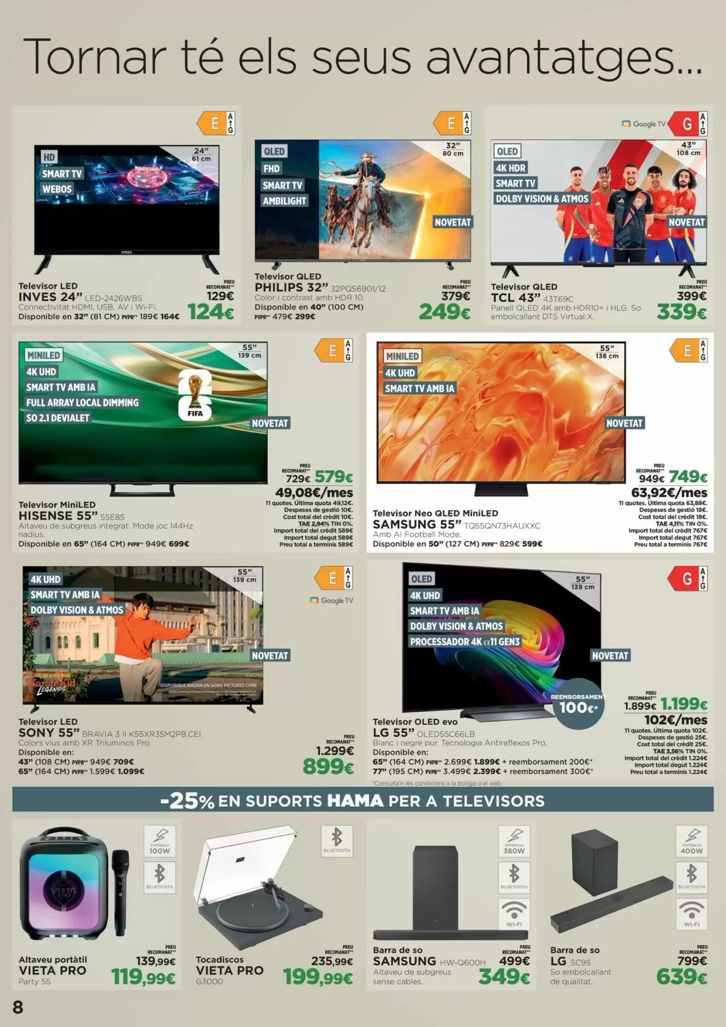 Folleto promocional de El Corte Inglés válido desde el 20/08/2026 - Página 8.