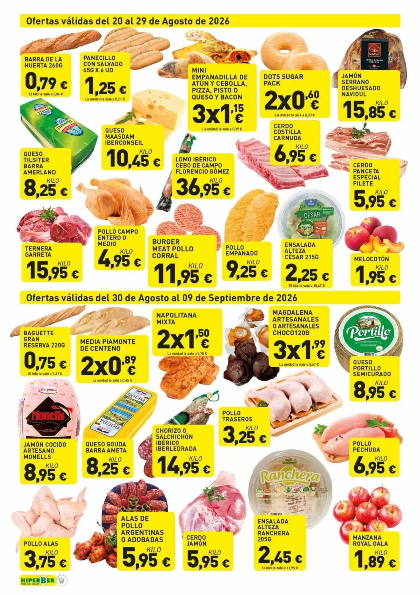 Folleto promocional de Hiperber válido desde el 20/08/2026 - Página 2.