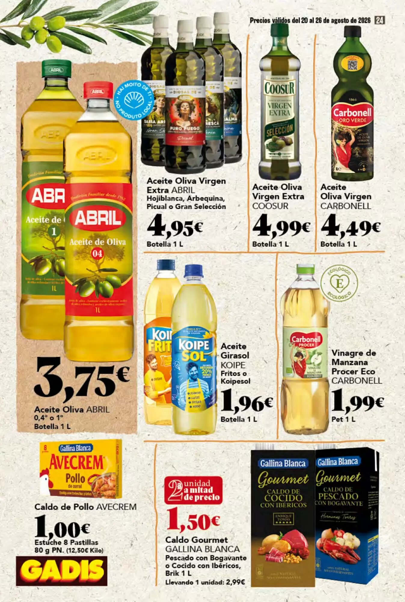 Folleto promocional de Gadis válido desde el 20/08/2026 - Página 24.