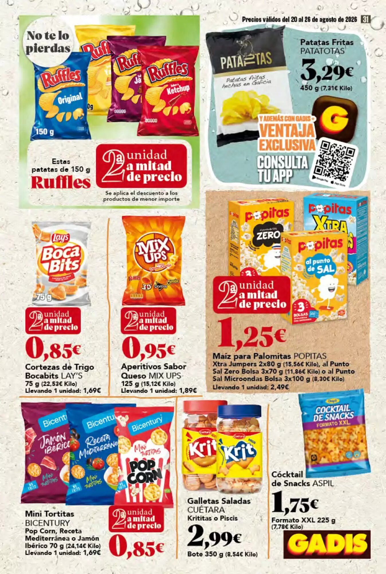 Folleto promocional de Gadis válido desde el 20/08/2026 - Página 31.