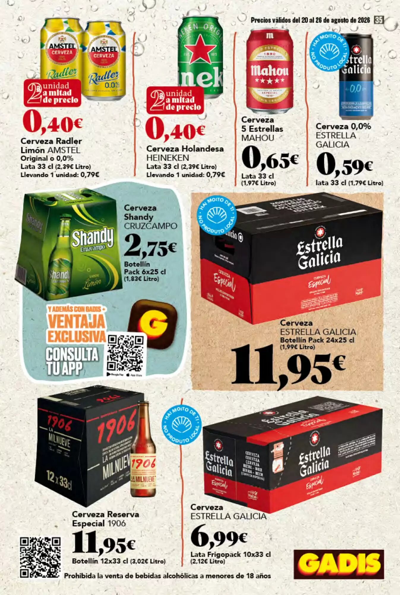 Folleto promocional de Gadis válido desde el 20/08/2026 - Página 35.