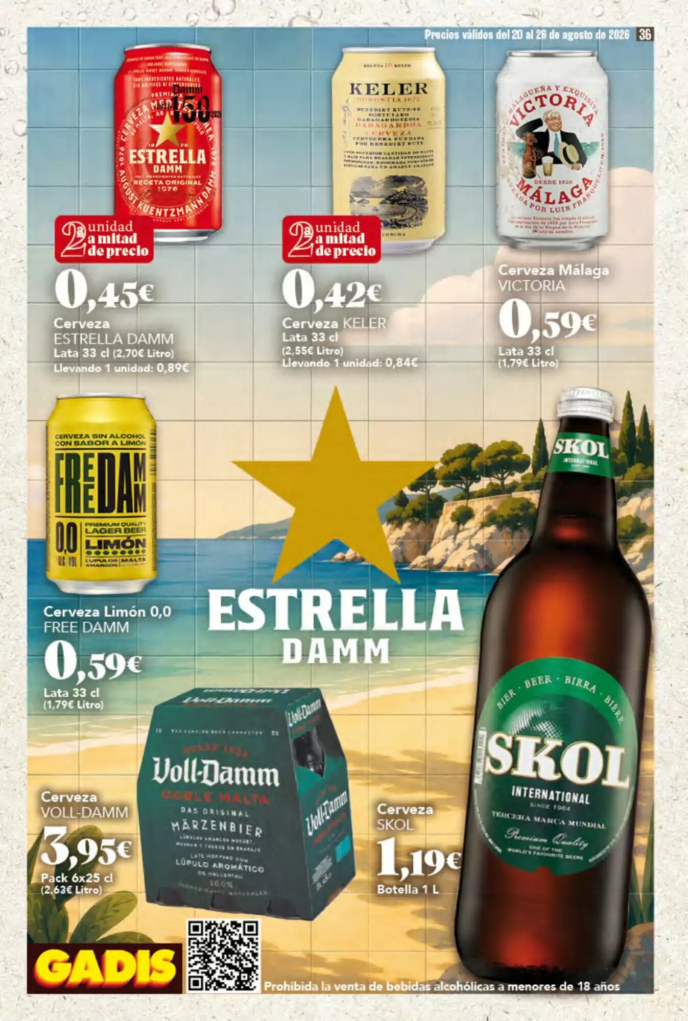 Folleto promocional de Gadis válido desde el 20/08/2026 - Página 36.
